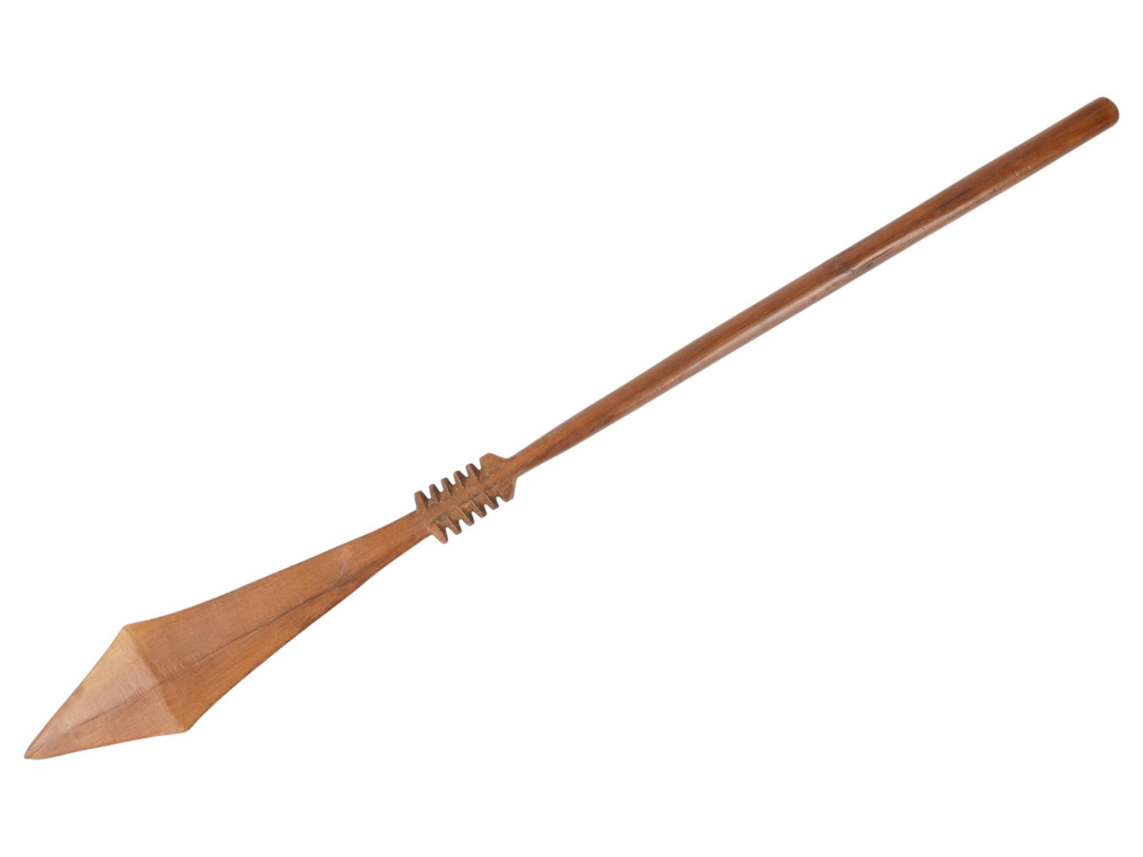 SOLOMON ISLANDS HAND CARVED DENSE HARDWOOD PADDLE (1 of 4)