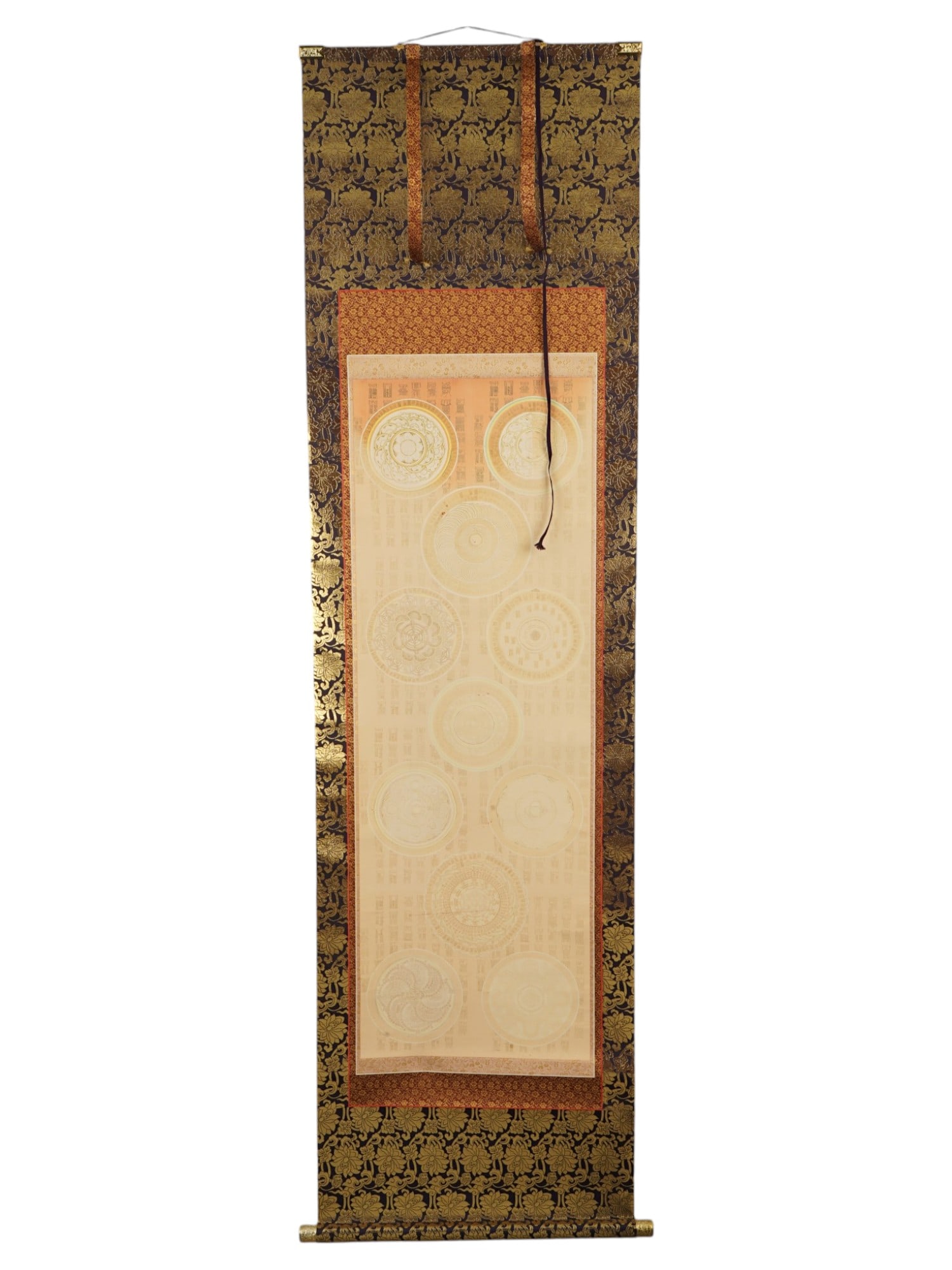 JAPANESE HANGING SCROLL WITH PHOTOGRAPH IN BOX (1 of 6)