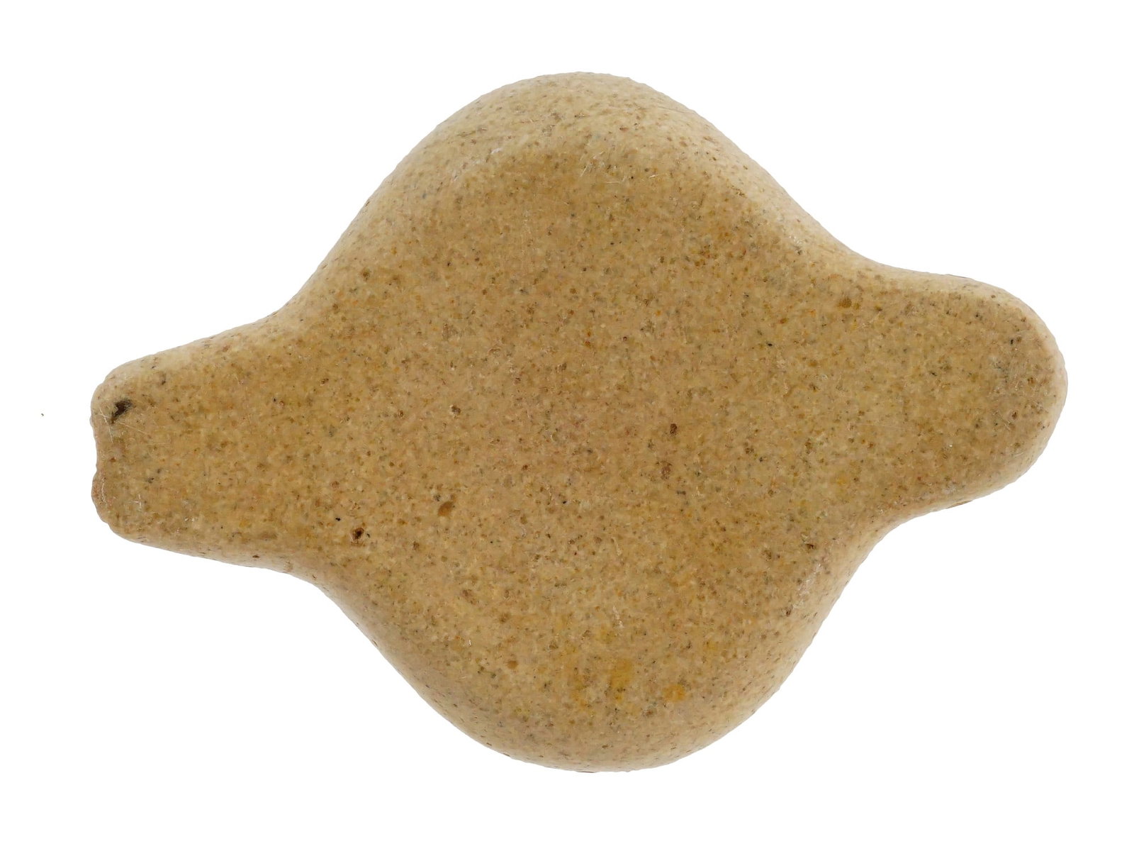 ANCIENT PRE COLUMBIAN TAINO STONE THREE POINTER - 7