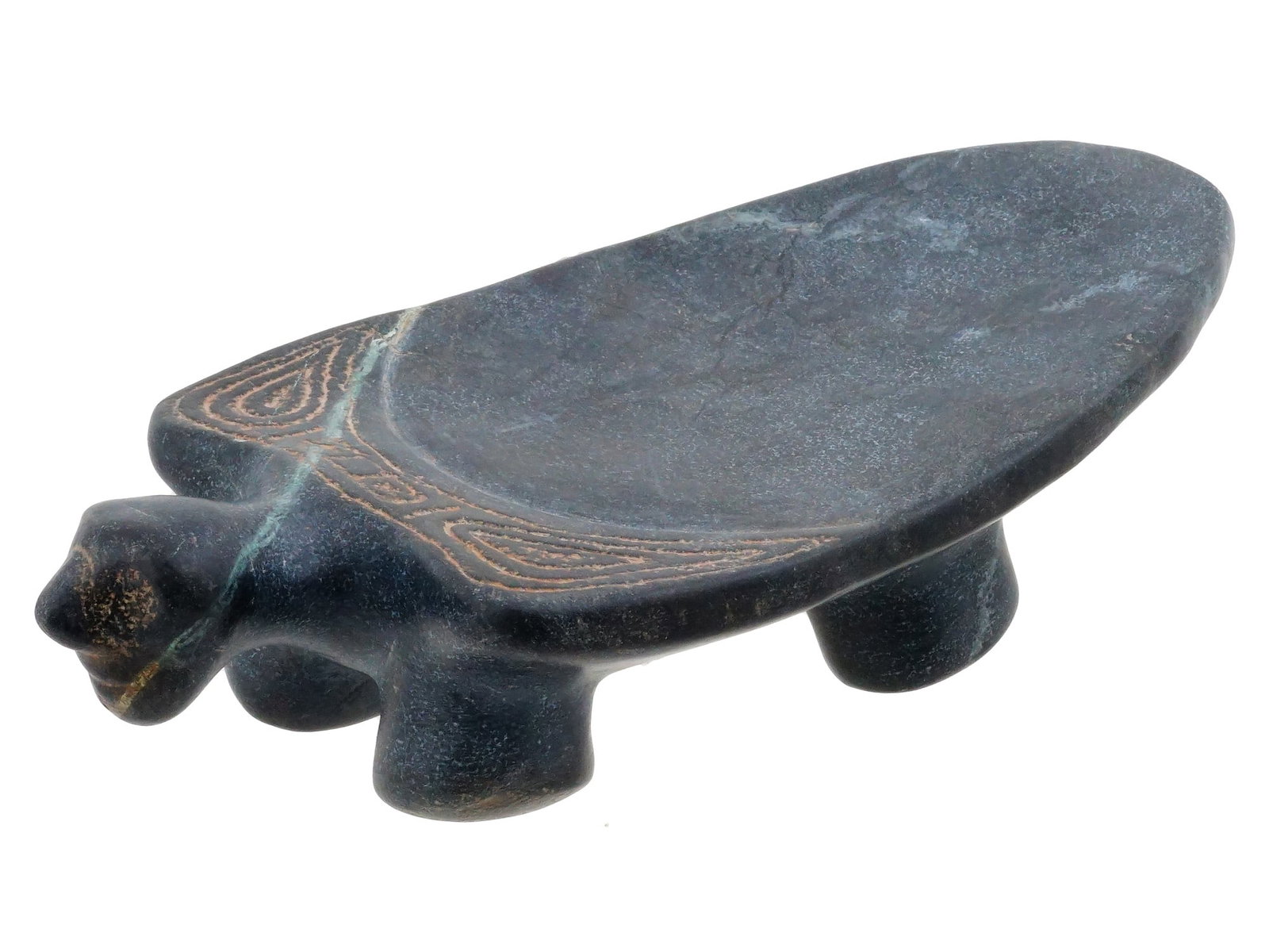ANCIENT PRE COLUMBIAN TAINO STONE RITUAL TRAY (1 of 7)