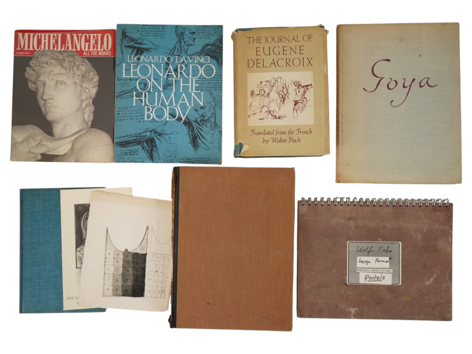 LOT OF VINTAGE ILLUSTRATED ART BOOKS AND CATALOGS (1 of 9)