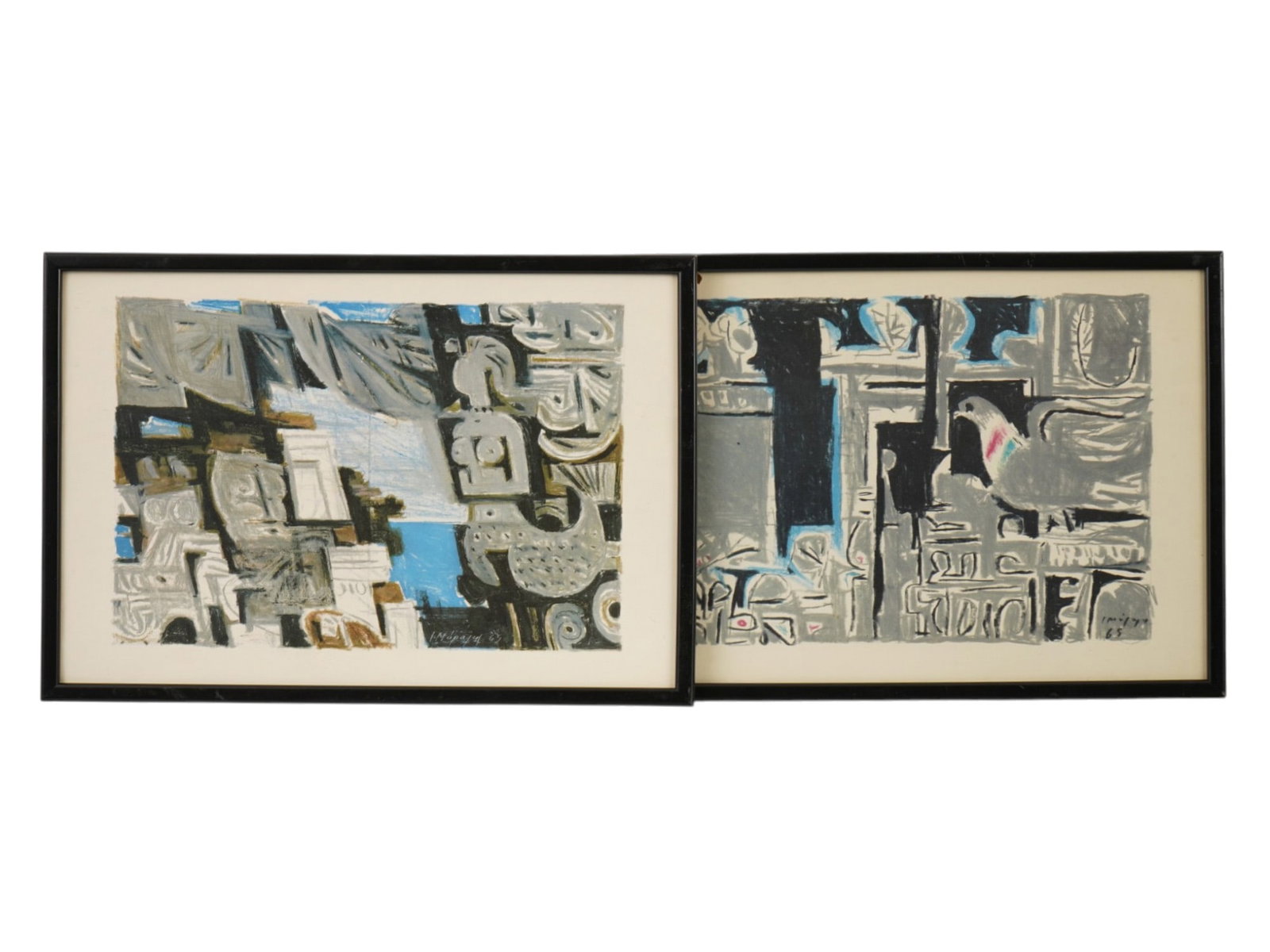 YANNIS MORALIS GREEK COLOR PRINTS SEFERIS POEMS (1 of 9)