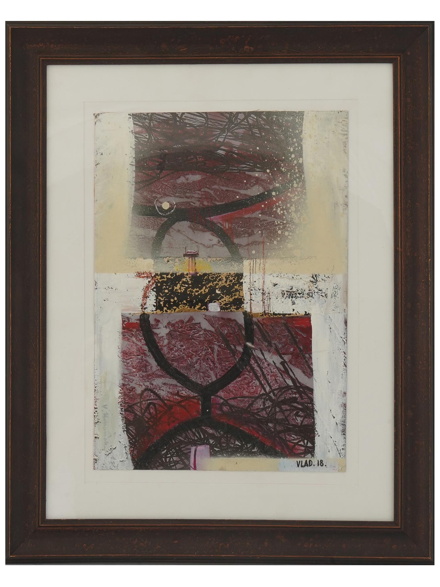 VLADIMIR UMANSKI RUSSIAN MIXED MEDIA PAINTING (1 of 6)