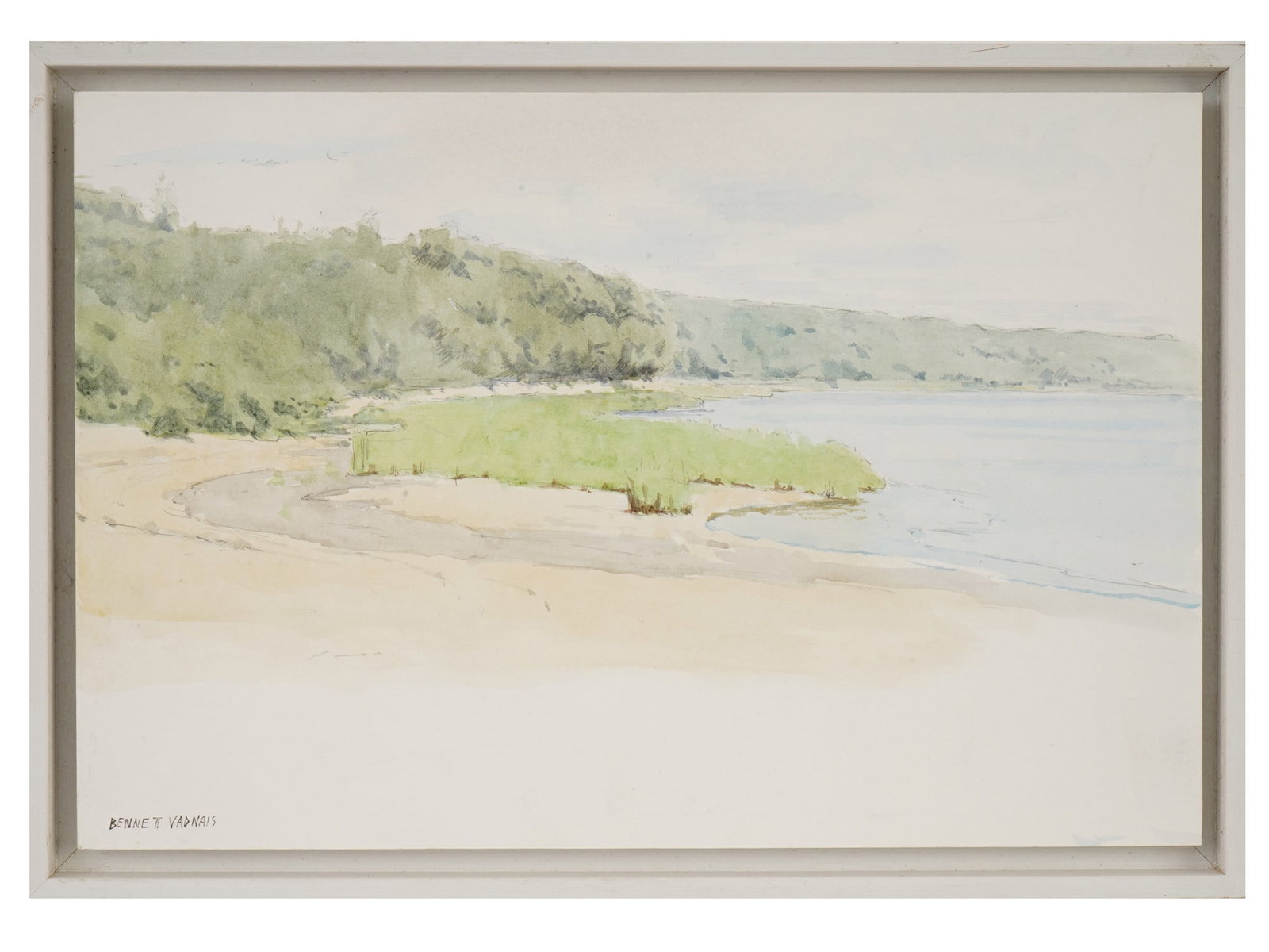 AMERICAN WATERCOLOR PAINTING BY BENNETT VADNAIS (1 of 5)