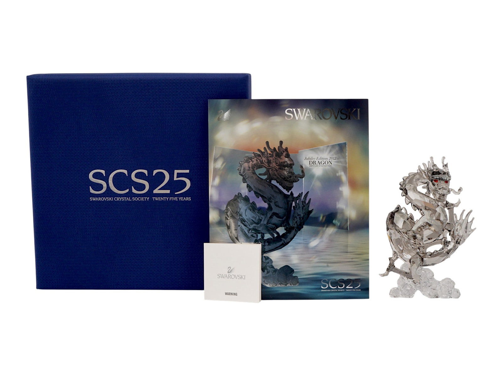 SWAROVSKI CRYSTAL SCS JUBILEE EDITION 2012 DRAGON FIGURE (1 of 7)