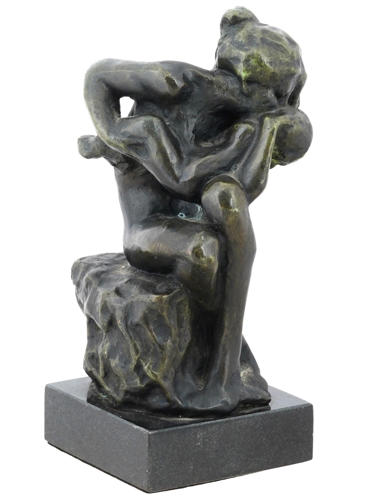 FRENCH CAST BRONZE SCULPTURE AFTER AUGUSTE RODIN (1 of 6)