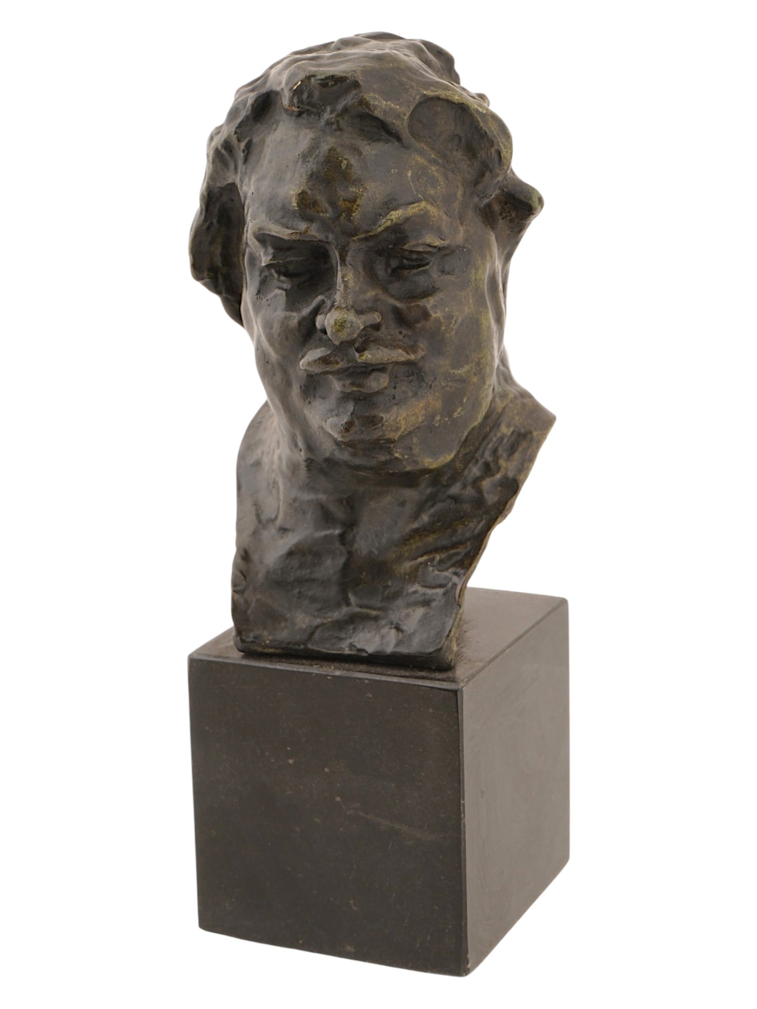 FRENCH BRONZE BUST OF BALZAC AFTER AUGUSTE RODIN (1 of 7)