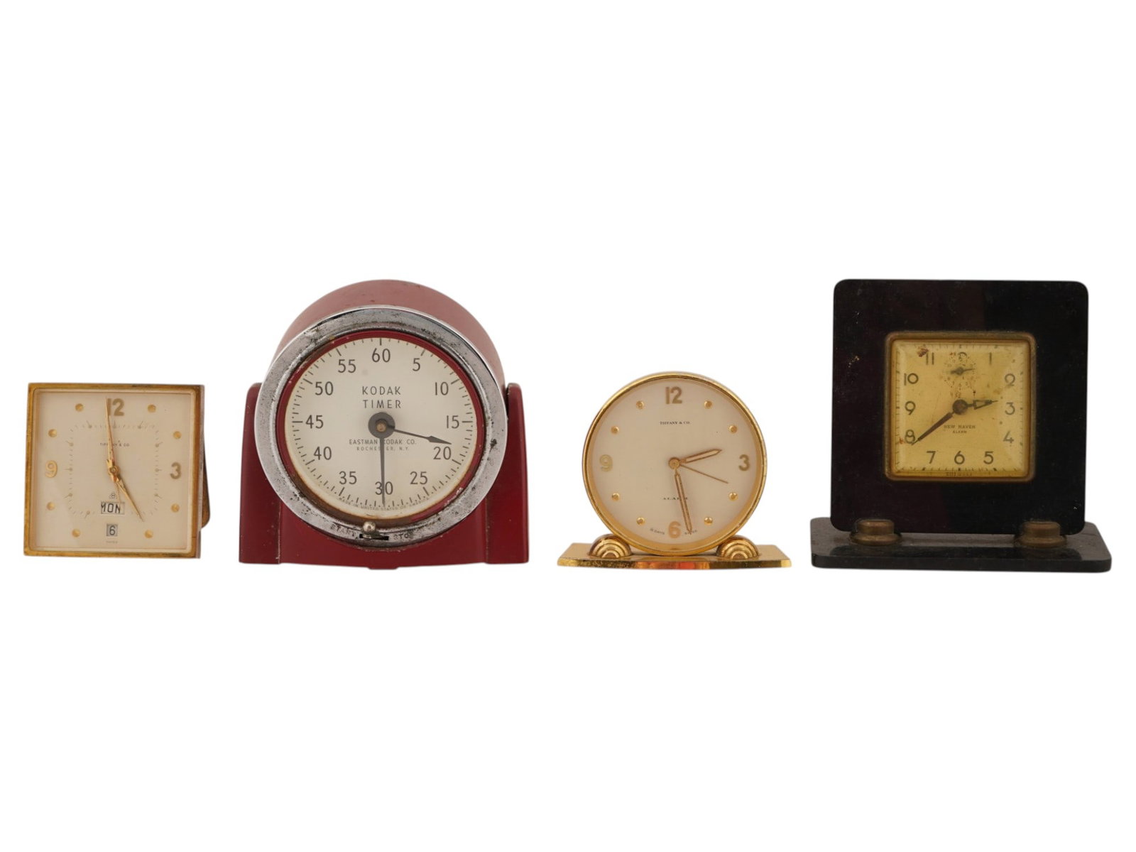 LOT OF TIFFANY CO ALARM CLOCKS KODAK CHRONOMETER (1 of 16)