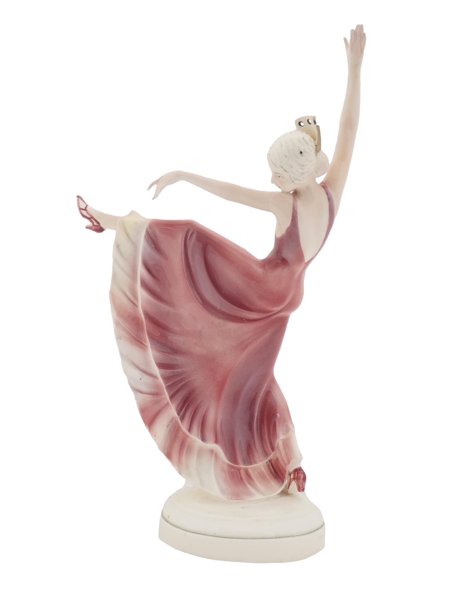 ART DECO GERMAN FLAMENCO DANCER PORCELAIN FIGURE (1 of 5)