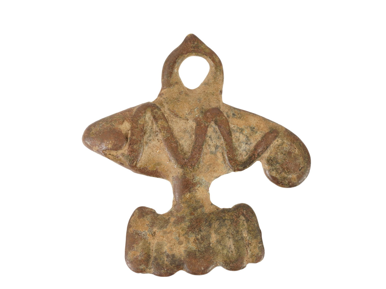 WEST AFRICAN AKAN CAST BRONZE ZOOMORPHIC FIGURINE (1 of 4)