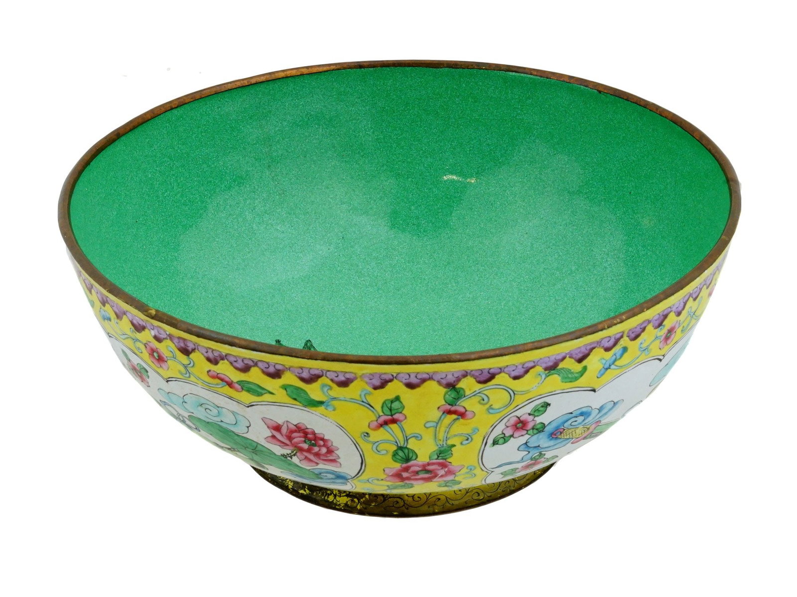 ANTIQUE CHINESE QING FAMILLE ROSE PORCELAIN BOWL (1 of 9)