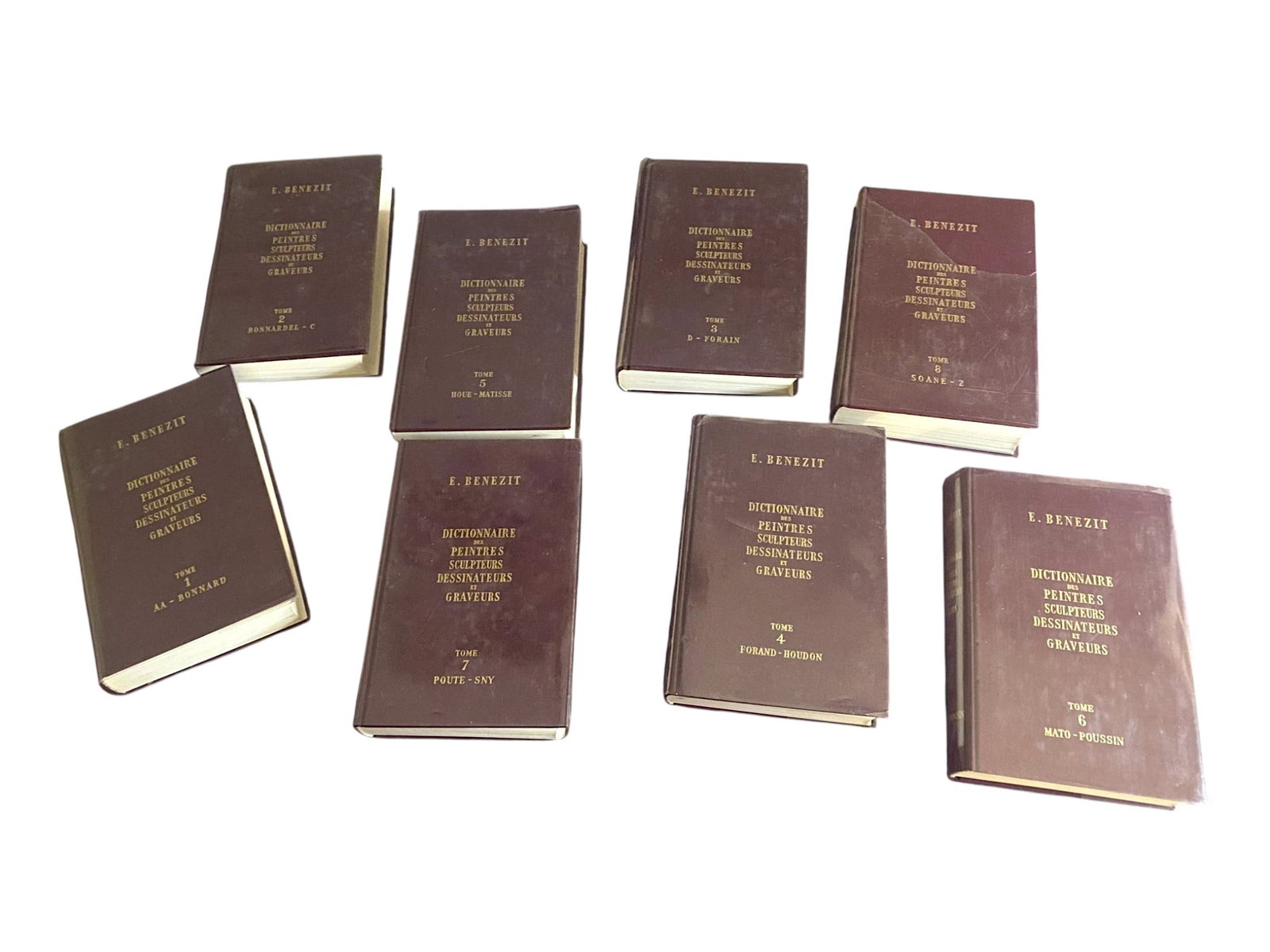 SET OF FRENCH E BENEZITS DICTIONARY OF ARTISTS (1 of 9)