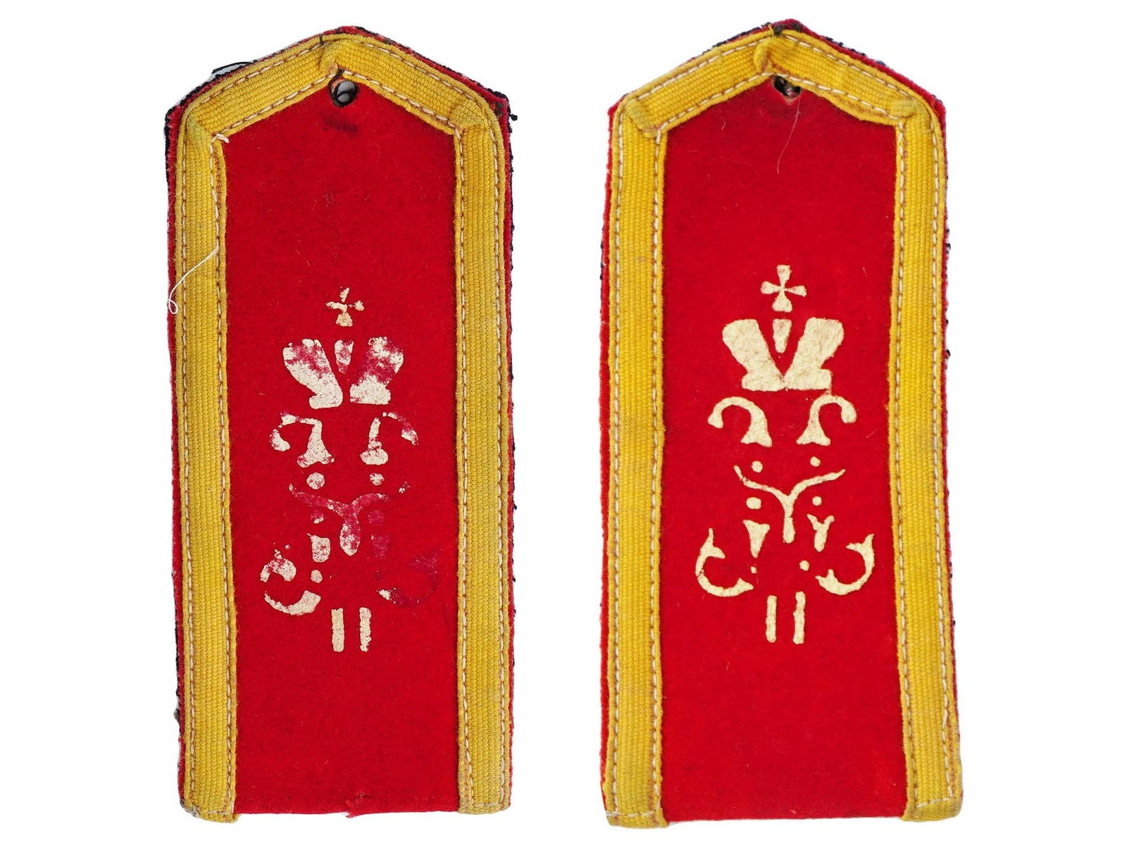 ANTIQUE RUSSIAN EMPIRE MILITARY SHOULDER BOARDS (1 of 7)