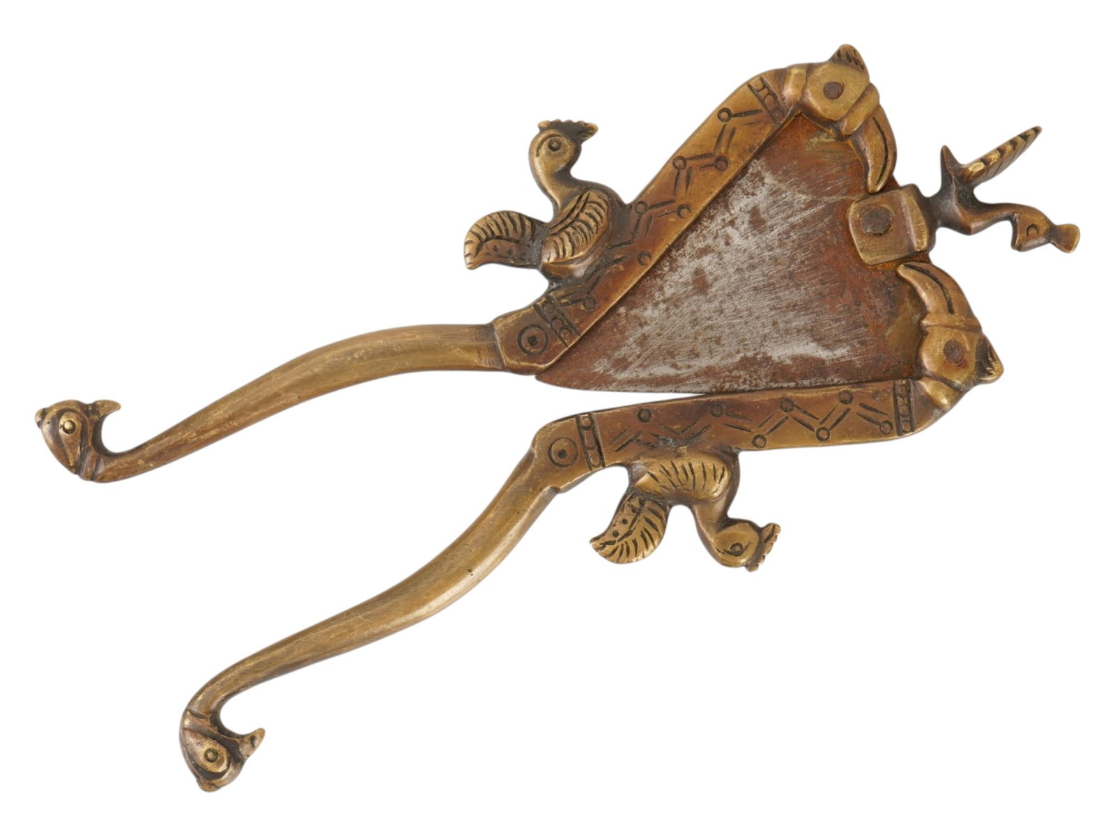 ANTIQUE INDIAN BRITISH RAJ SAROTA BETEL NUT CUTTER (1 of 7)