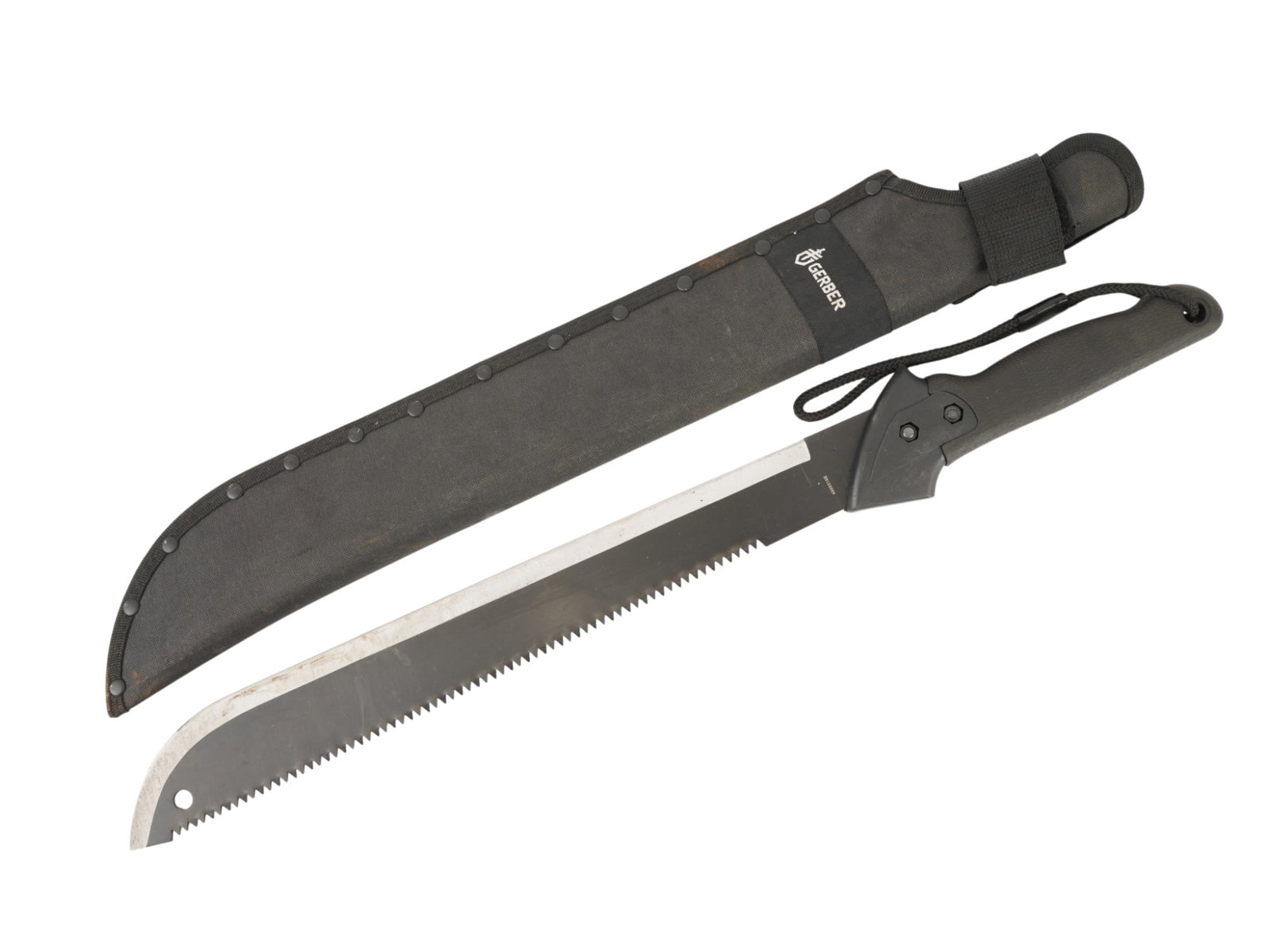 GERBER GATOR MACHETE JUNIOR SAW BACK WITH SHEATH (1 of 9)