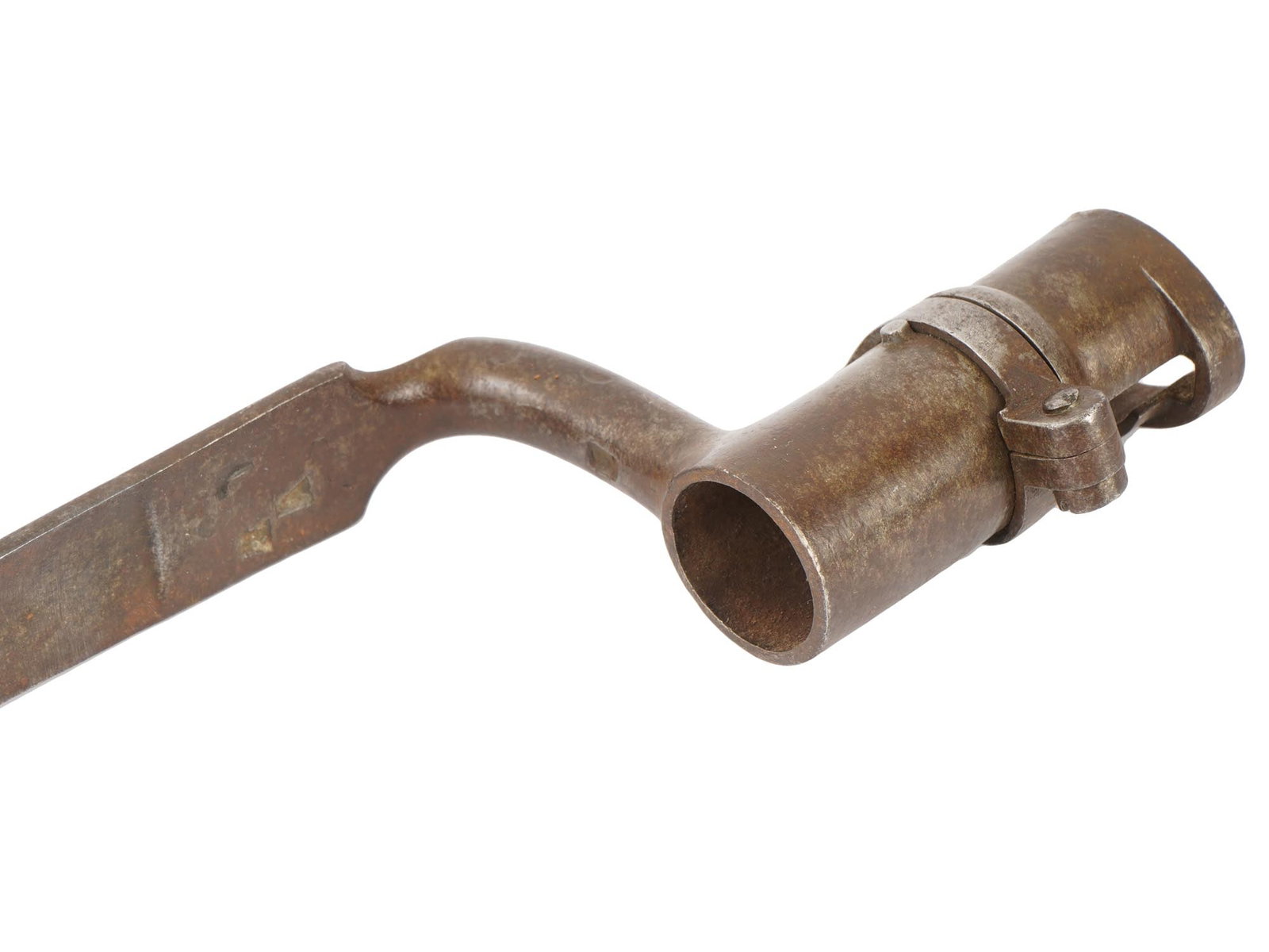 ANTIQUE MILITARY TRIANGULAR SOCKET BAYONET - 5
