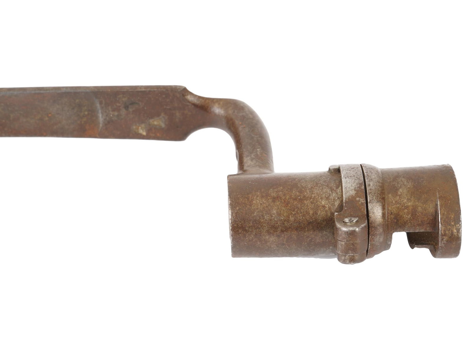 ANTIQUE MILITARY TRIANGULAR SOCKET BAYONET - 6