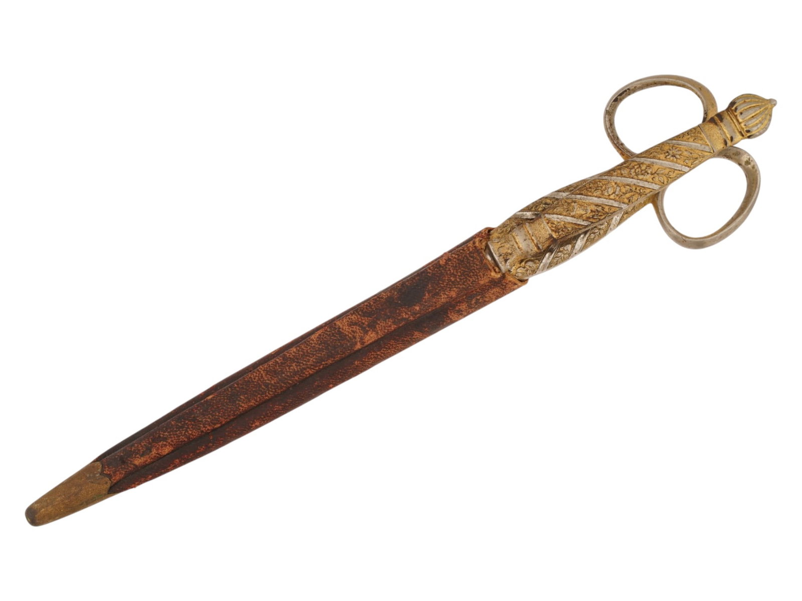 ITALIAN DESK SET OF LETTER KNIFE AND SCISSORS (1 of 5)