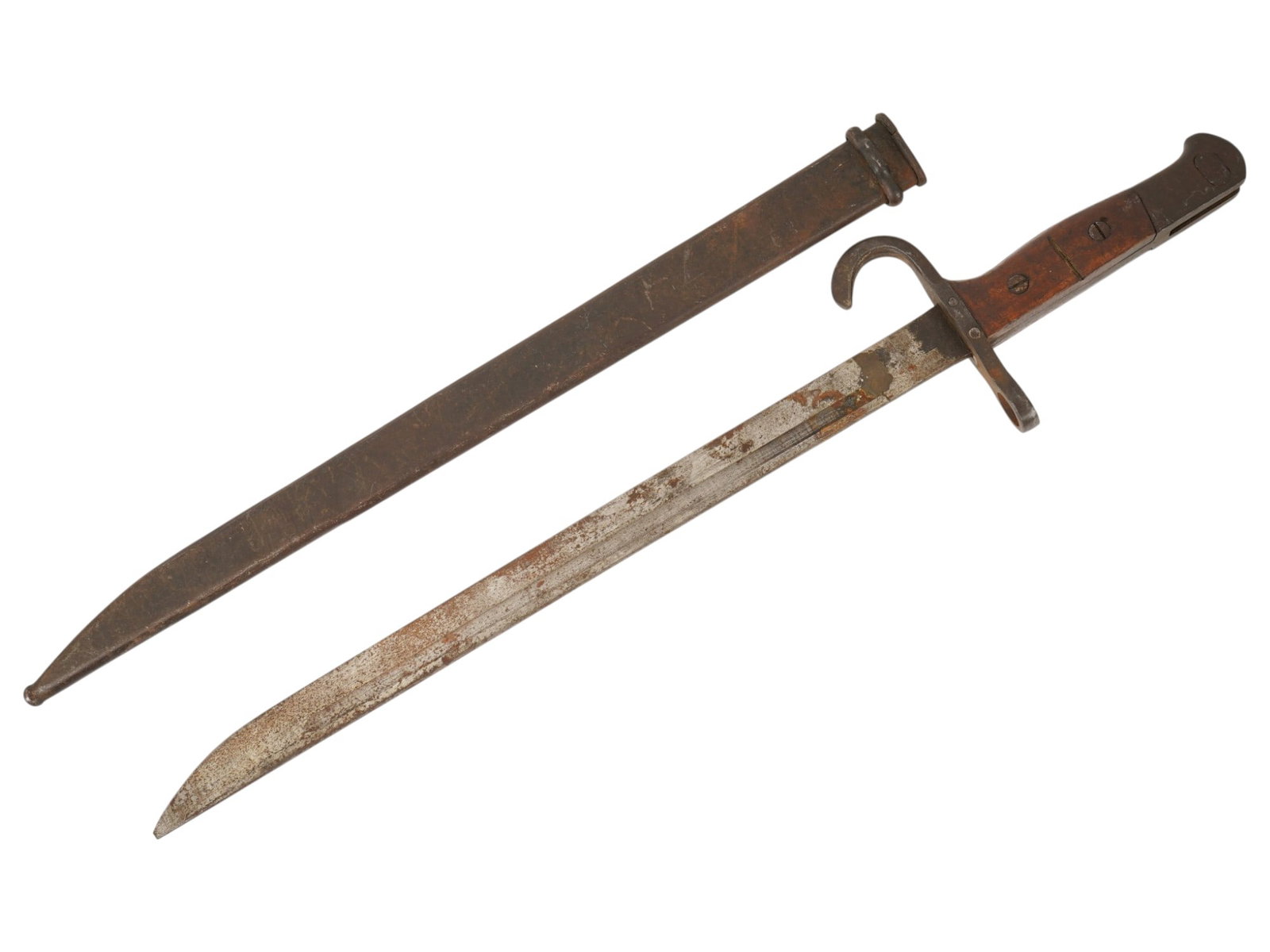 ANTIQUE IMPERIAL JAPANESE TYPE 30 BAYONET WITH SCABBARD (1 of 10)