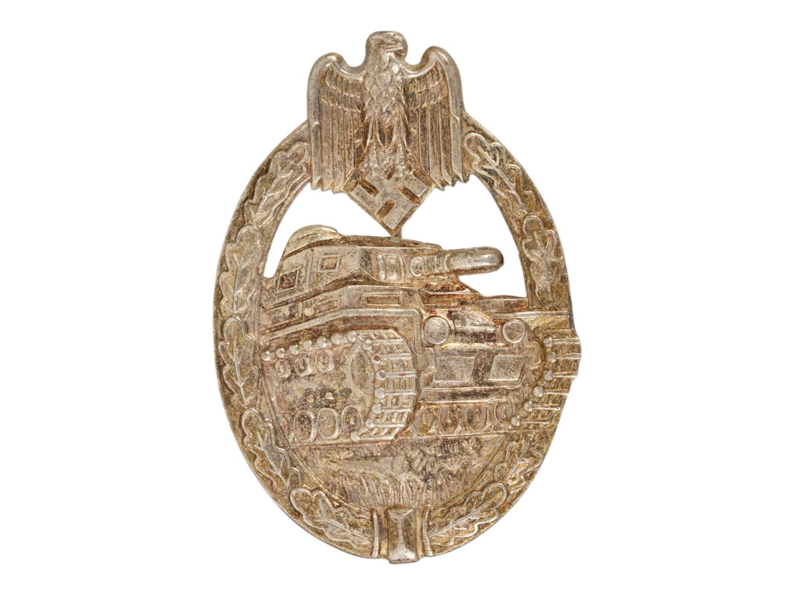 WWII NAZI GERMAN PANZER ASSAULT BADGE (1 of 2)