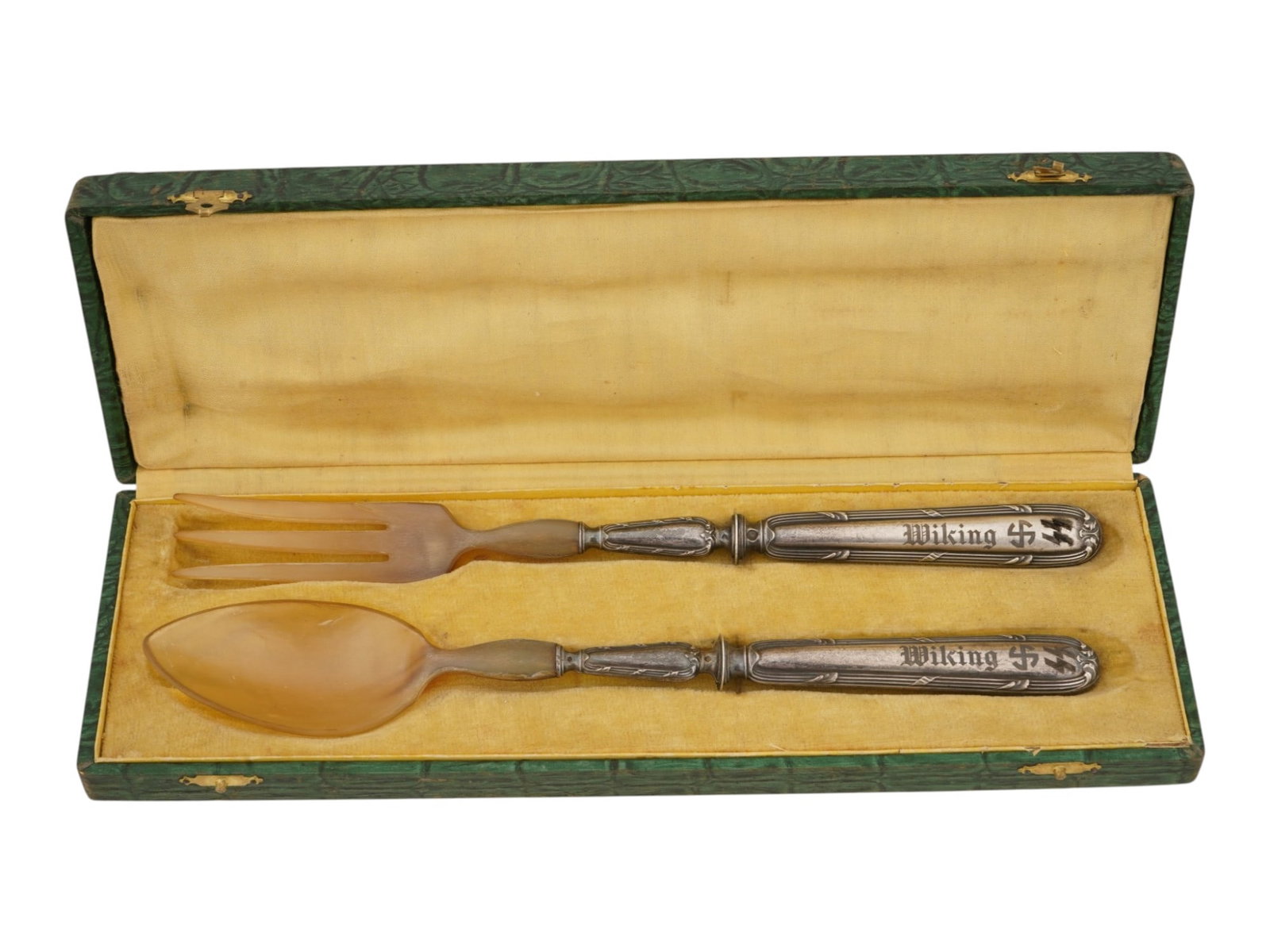 GERMAN WWII TYPE WAFFEN SS DIVISION WIKING FORK SPOON (1 of 7)