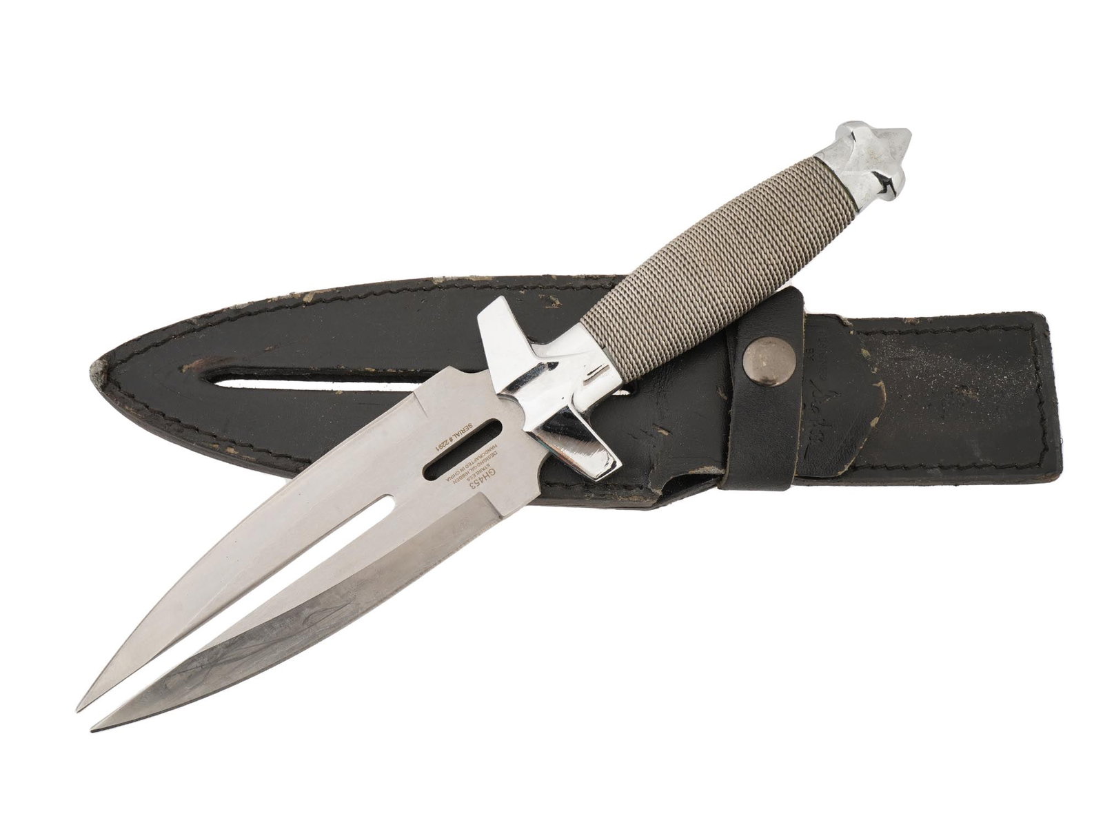 VINTAGE GIL HIBBEN DOUBLE SHADOW DAGGER W SNEATH (1 of 11)