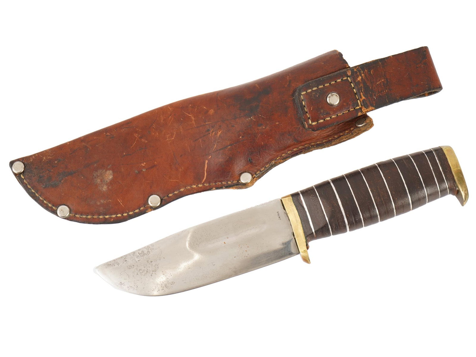 JAPAN MADE HIBBEN DESIGN ELMER KEITH HUNTING KNIFE (1 of 8)