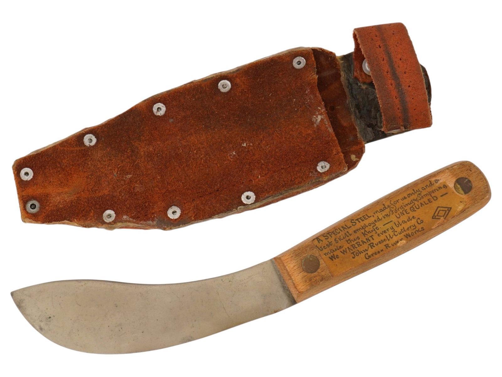 VINTAGE JOHN RUSSELL CUTLERY CO GREEN RIVER WORKS KNIFE (1 of 7)