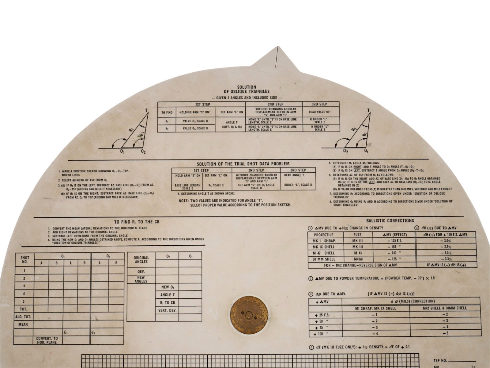 GILSON DECIMAL TRIG MULTI LOG CIRCULAR SLIDE RULE - 5