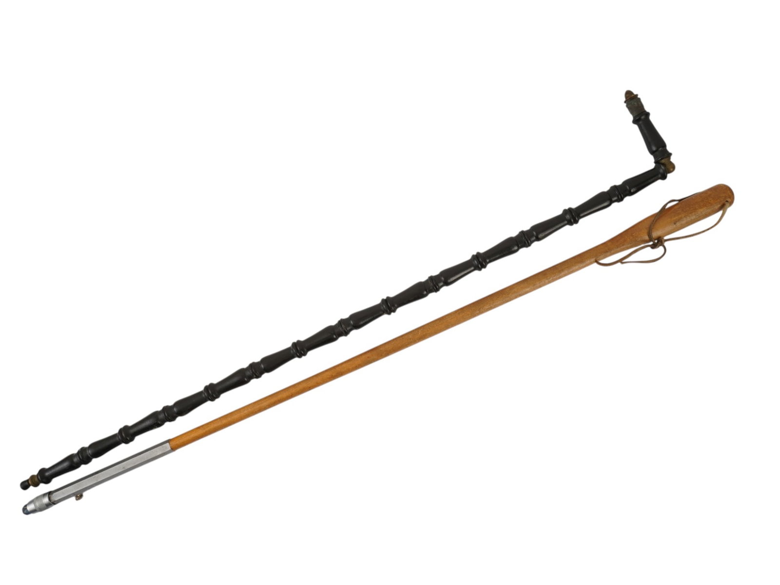 LOT OF TWO AMERICAN FRANK R BUCK AND CO WALKING CANES (1 of 9)