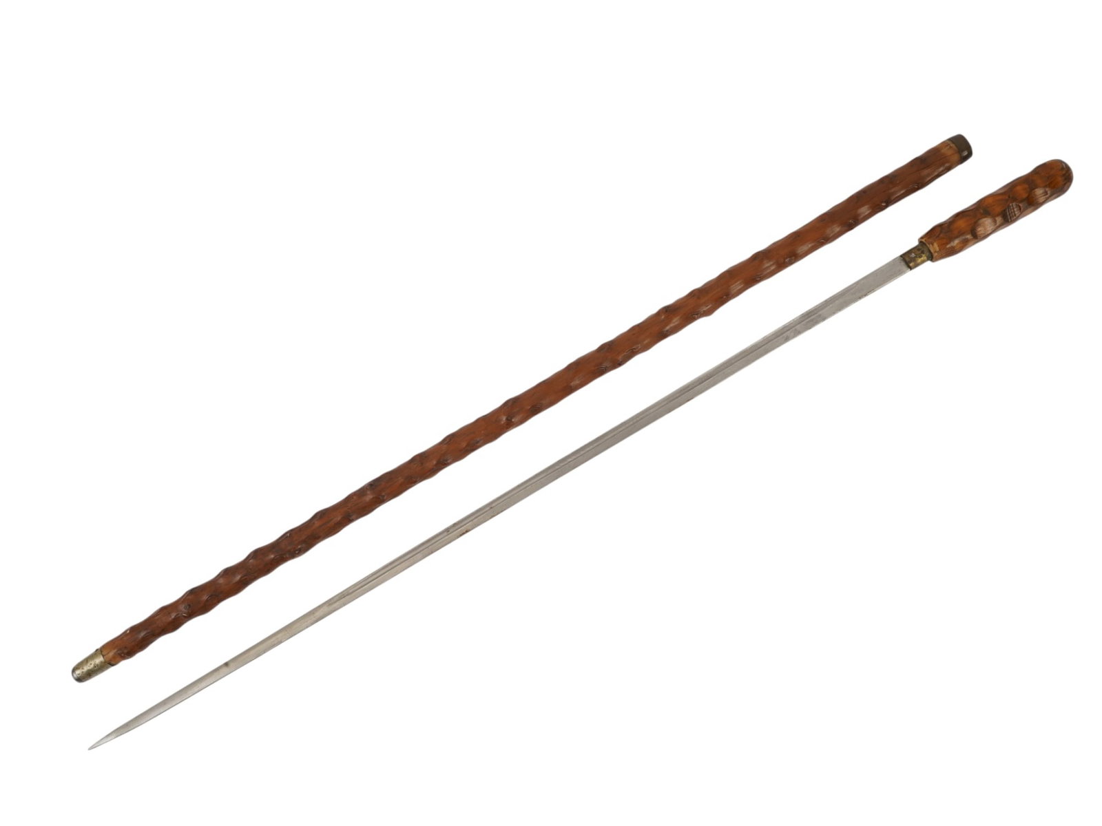 ANTIQUE EUROPEAN WALKING SWORD CANE (1 of 9)