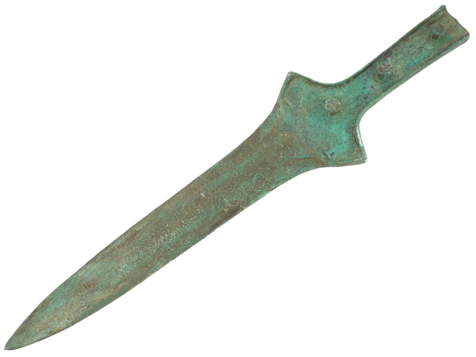 ANCIENT GREEK MYCENAEAN STYLE BRONZE DAGGER (1 of 5)