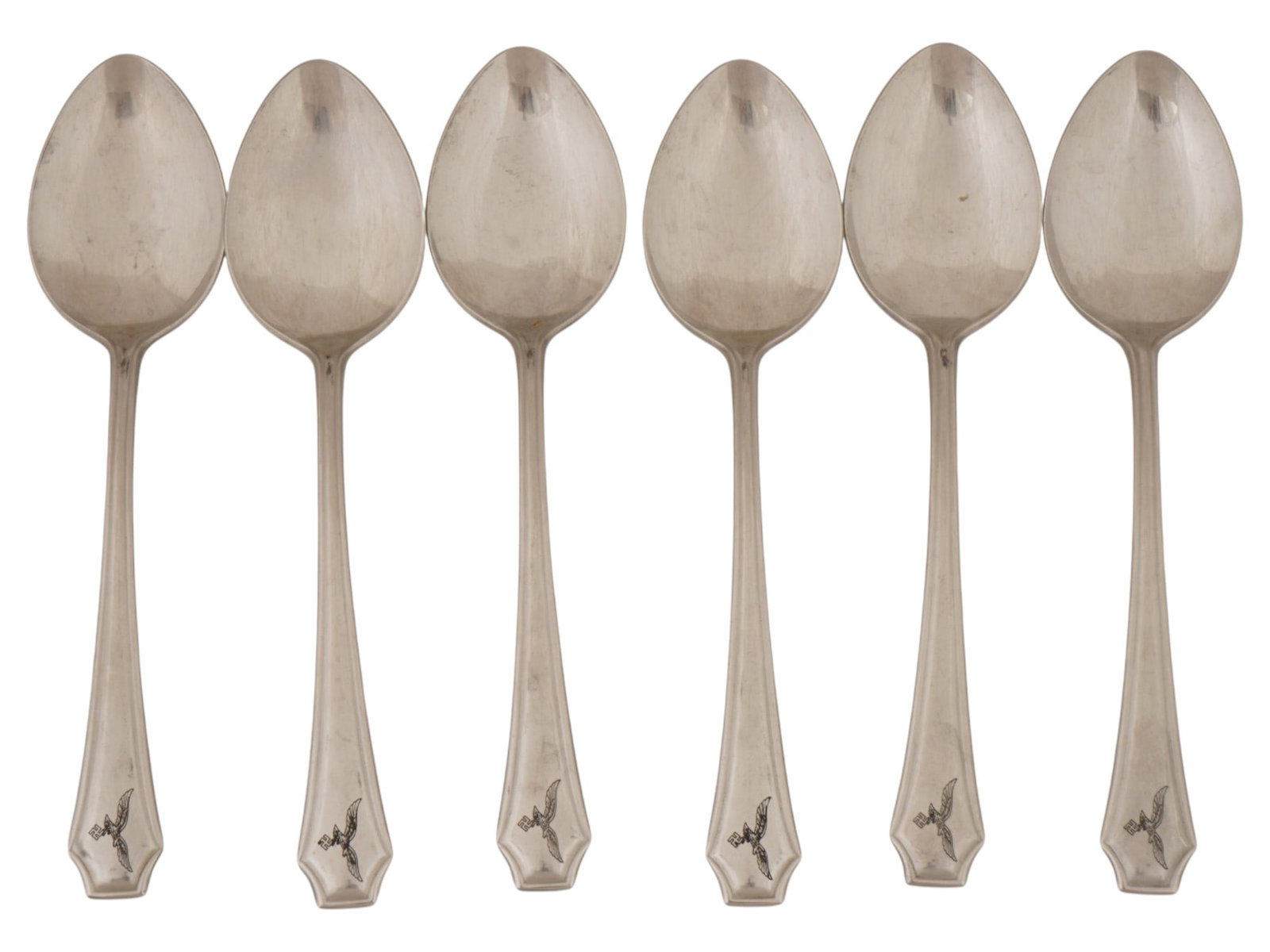 GERMAN WWII MODEL TEA SPOONS LUFTWAFFE PILOTS CANTEEN (1 of 5)