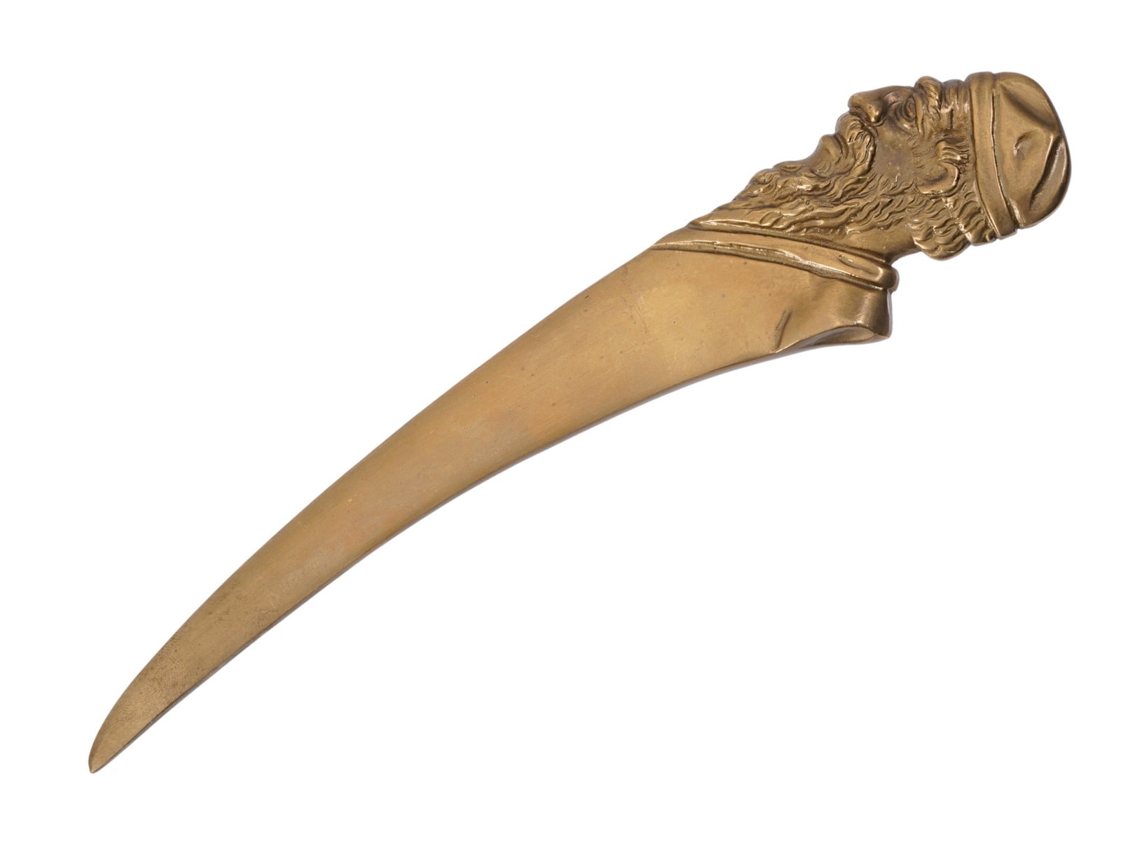 PRE WWII TYPE JUDAICA BRASS PAPER KNIFE LETTER OPENER (1 of 5)