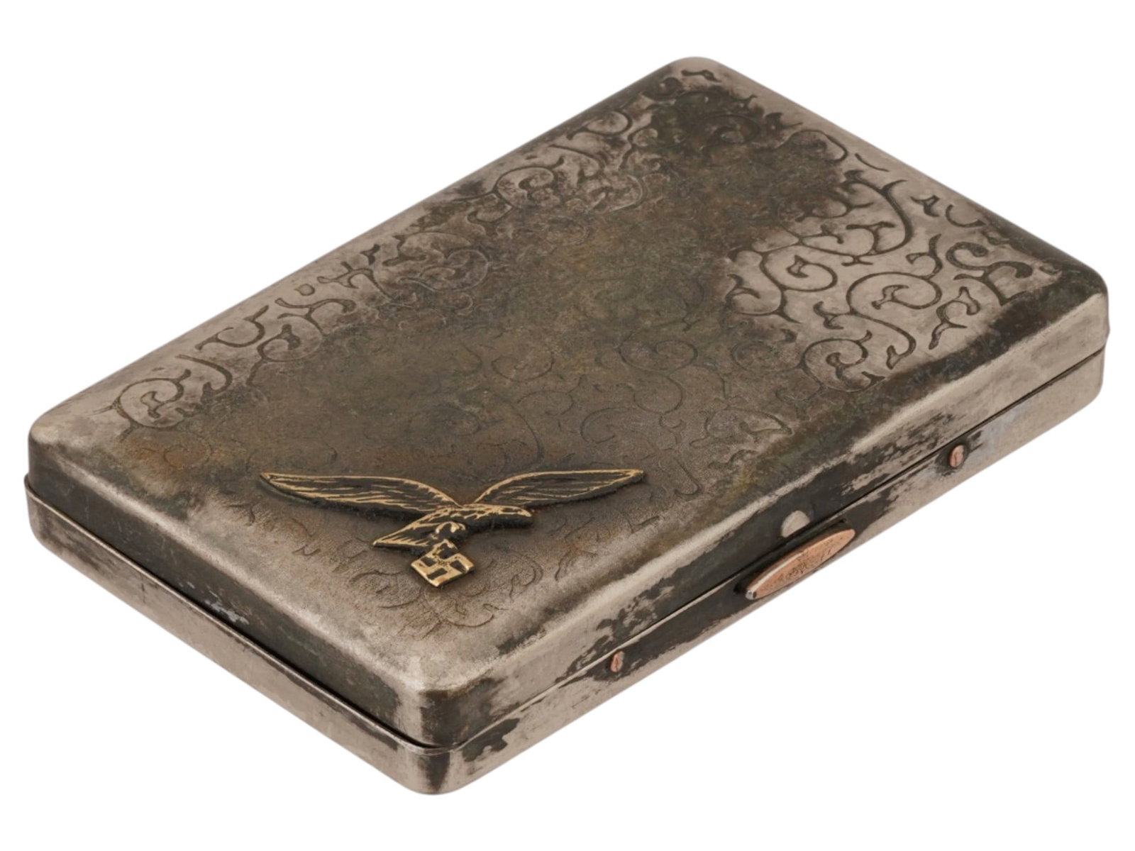 WWII TYPE GERMAN LUFTWAFFE PILOTS CIGARETTE CASE (1 of 8)