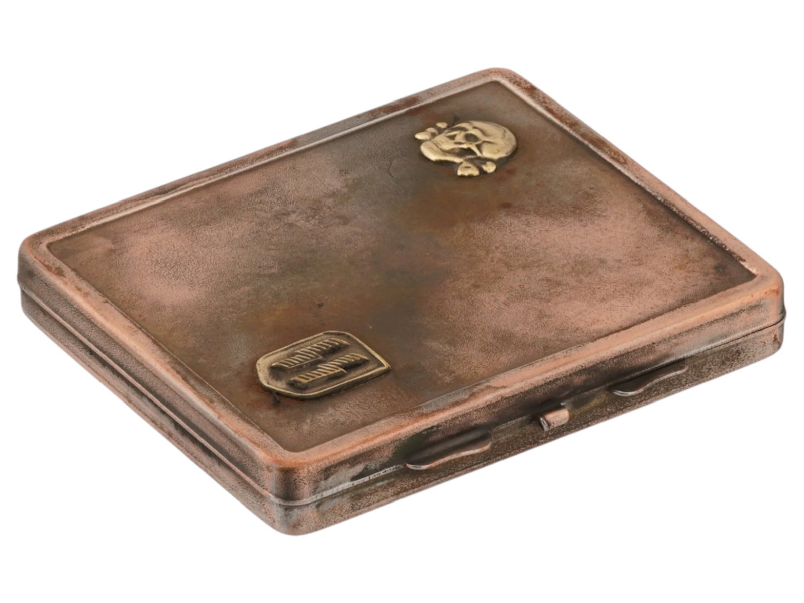 NAZI GERMAN WWII TYPE WAFFEN SS CIGARETTE CASE (1 of 6)