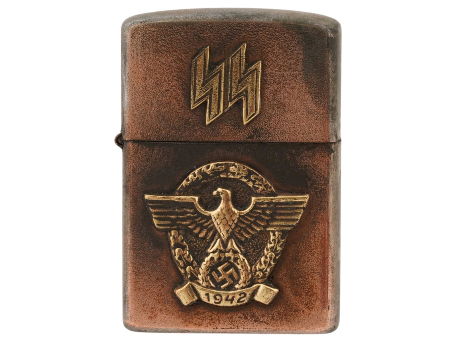 GERMAN WWII MODEL SS POLICE CIGARETTE LIGHTER (1 of 8)