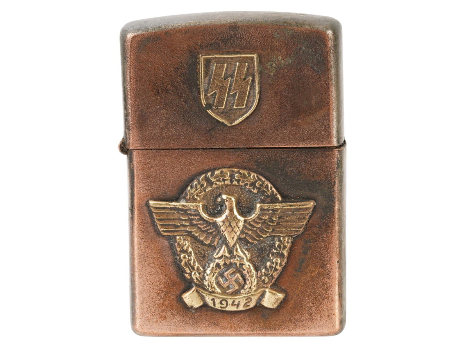 GERMAN WWII MODEL SS POLICE CIGARETTE LIGHTER (1 of 7)
