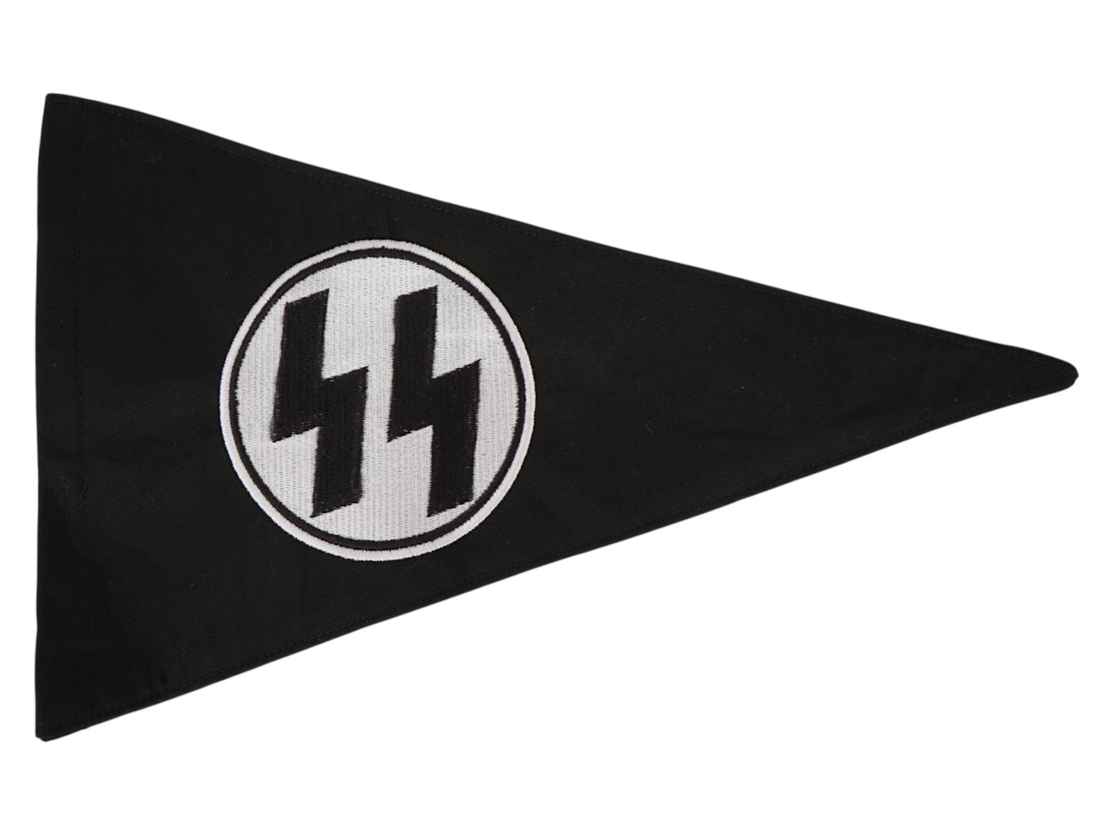 WWII TYPE NAZI GERMAN THIRD REICH WAFFEN SS VEHICLE PENNANT (1 of 4)