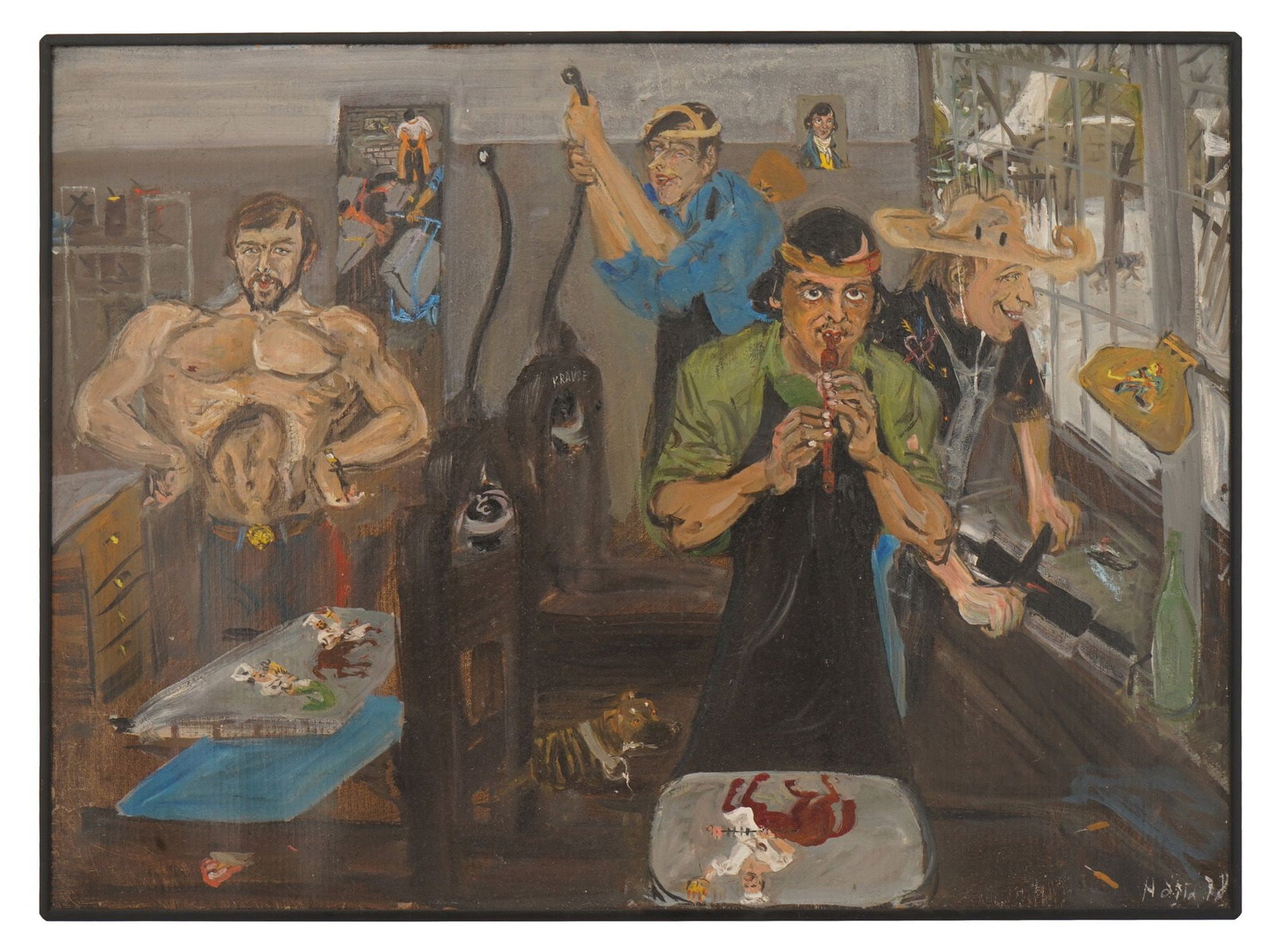 NATTA KONYSHEVA RUSSIAN OIL PAINTING WORKSHOP 1978 (1 of 5)