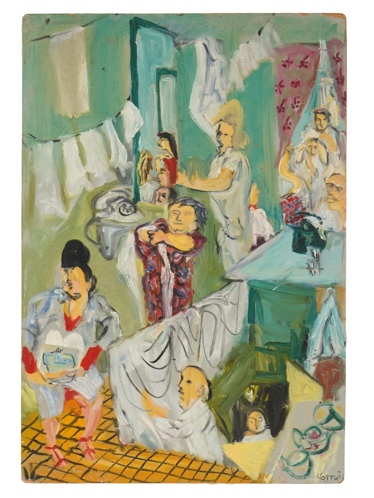 RUSSIAN SOVIET OIL PAINTING BY NATTA KONYSHEVA 1973 (1 of 6)