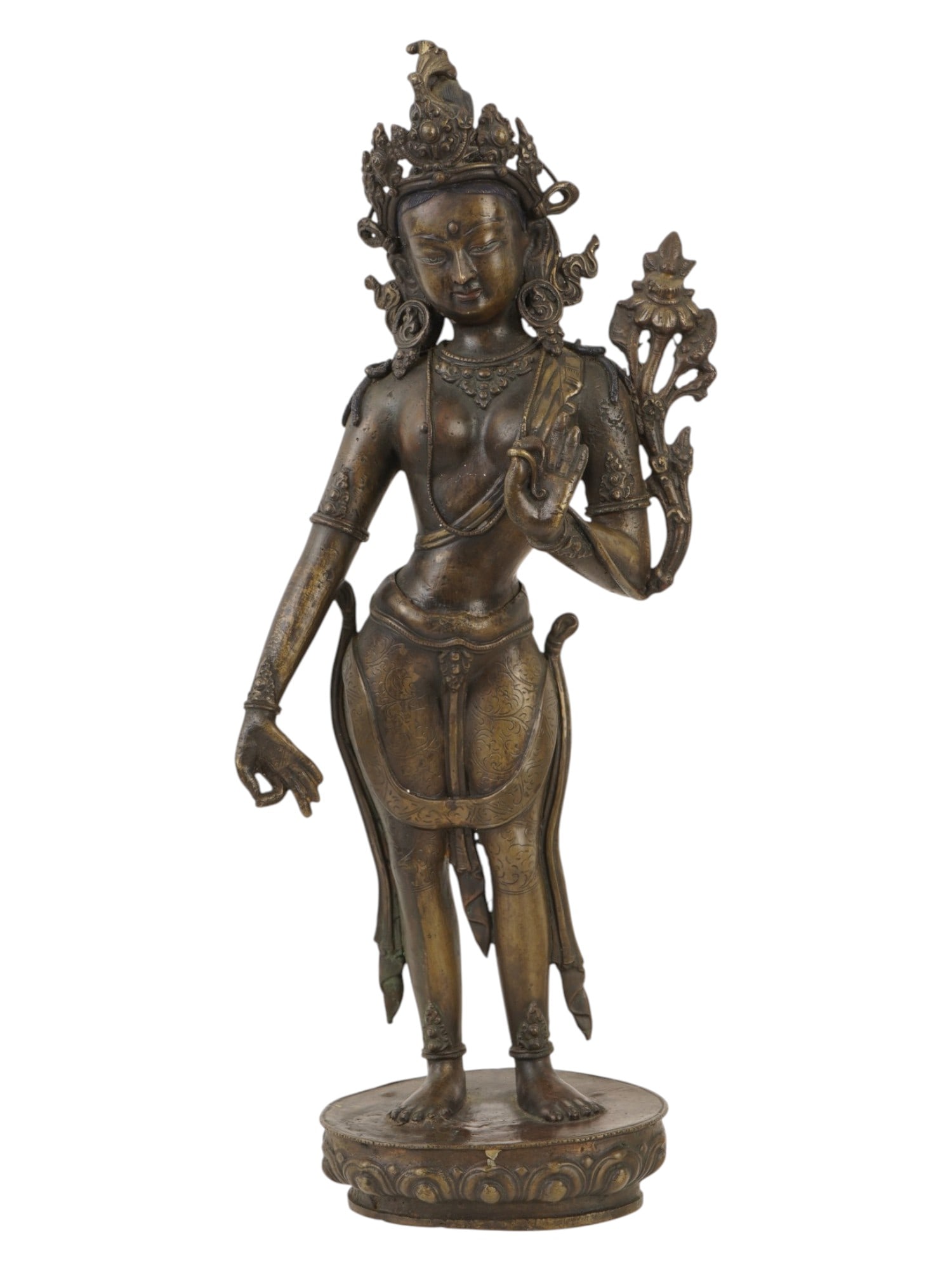 INDIAN HINDUIST BRONZE SCULPTURE OF TARA (1 of 6)