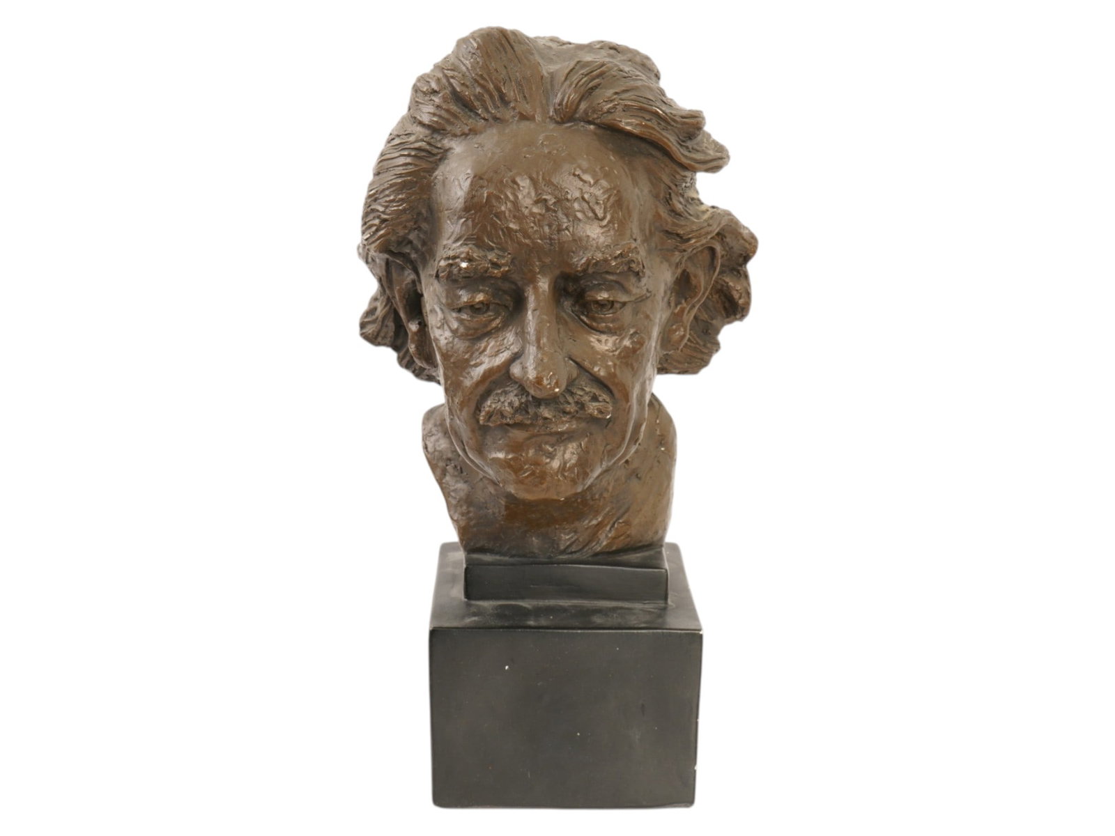 VINTAGE PLASTER ALBERT EINSTEIN BUST BY ESCO PRODUCTS (1 of 6)