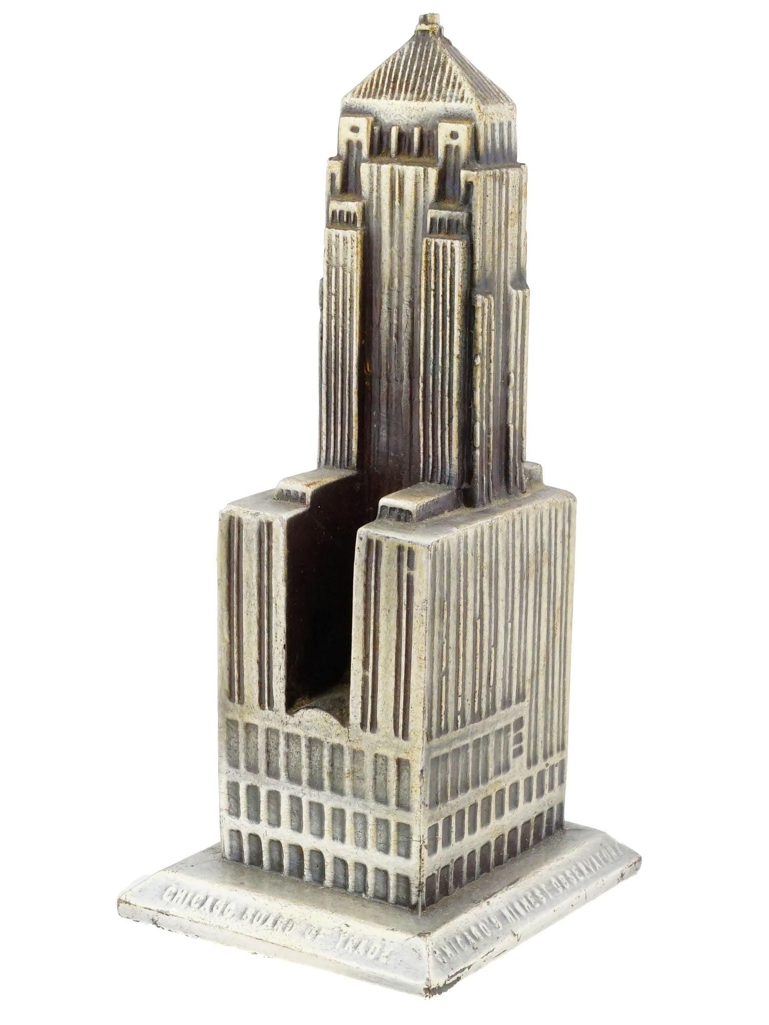 MINIATURE BUILDING FIGURINE CHICAGO BOARD OF TRADE (1 of 12)