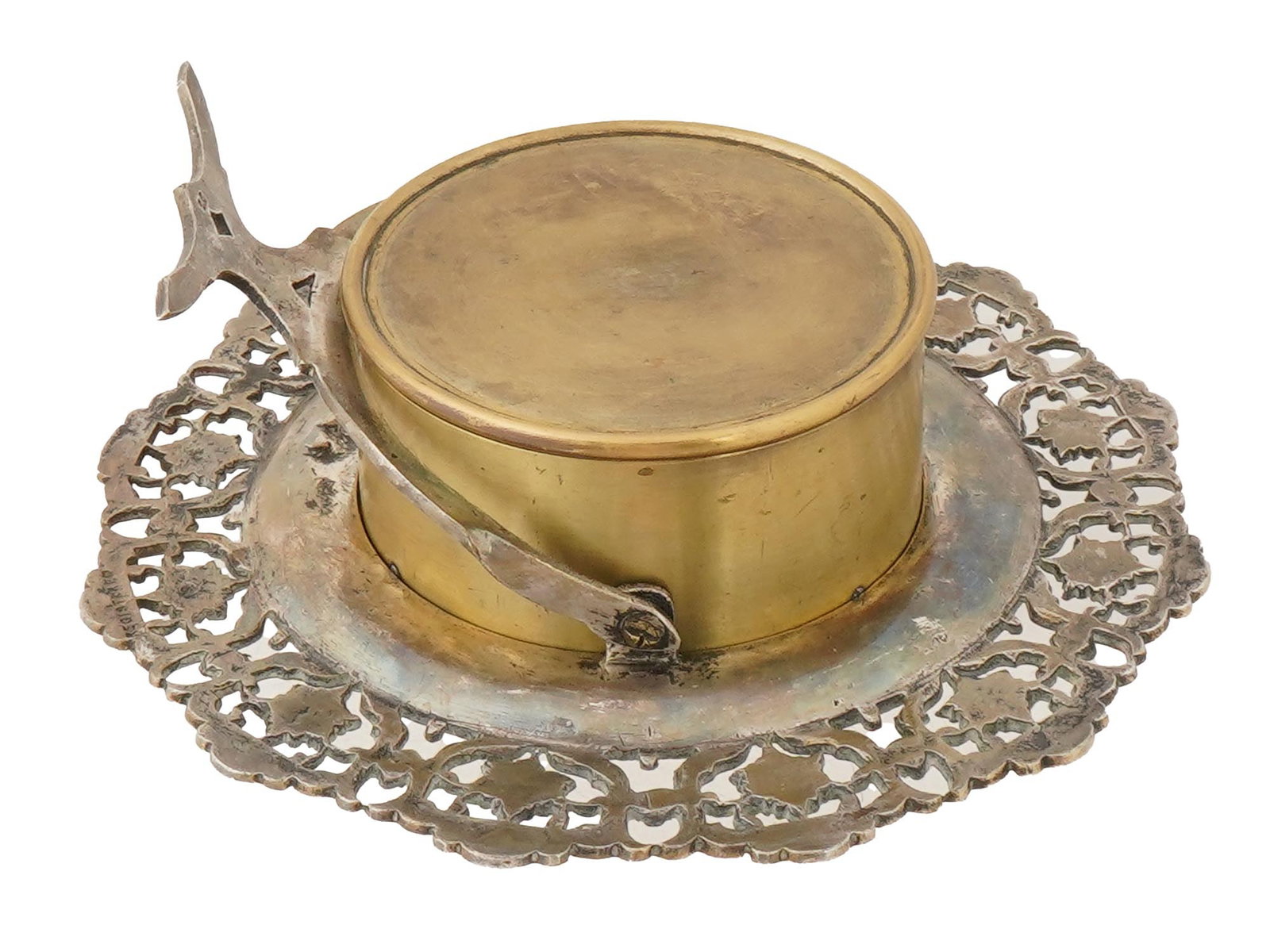 FRENCH 19TH C PLATFORM ESCAPEMENT BRASS CLOCK - 6