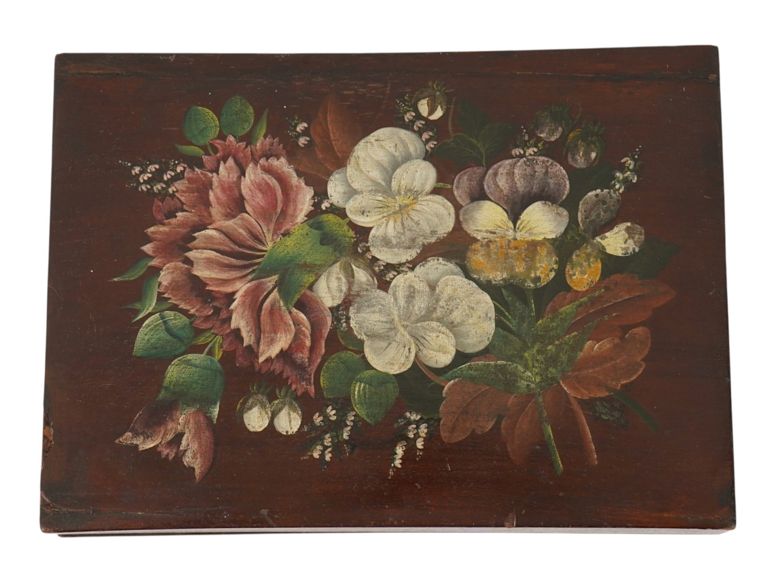 ANTIQUE VICTORIAN WORK BOX FOR STORING SEWING TOOLS (1 of 6)