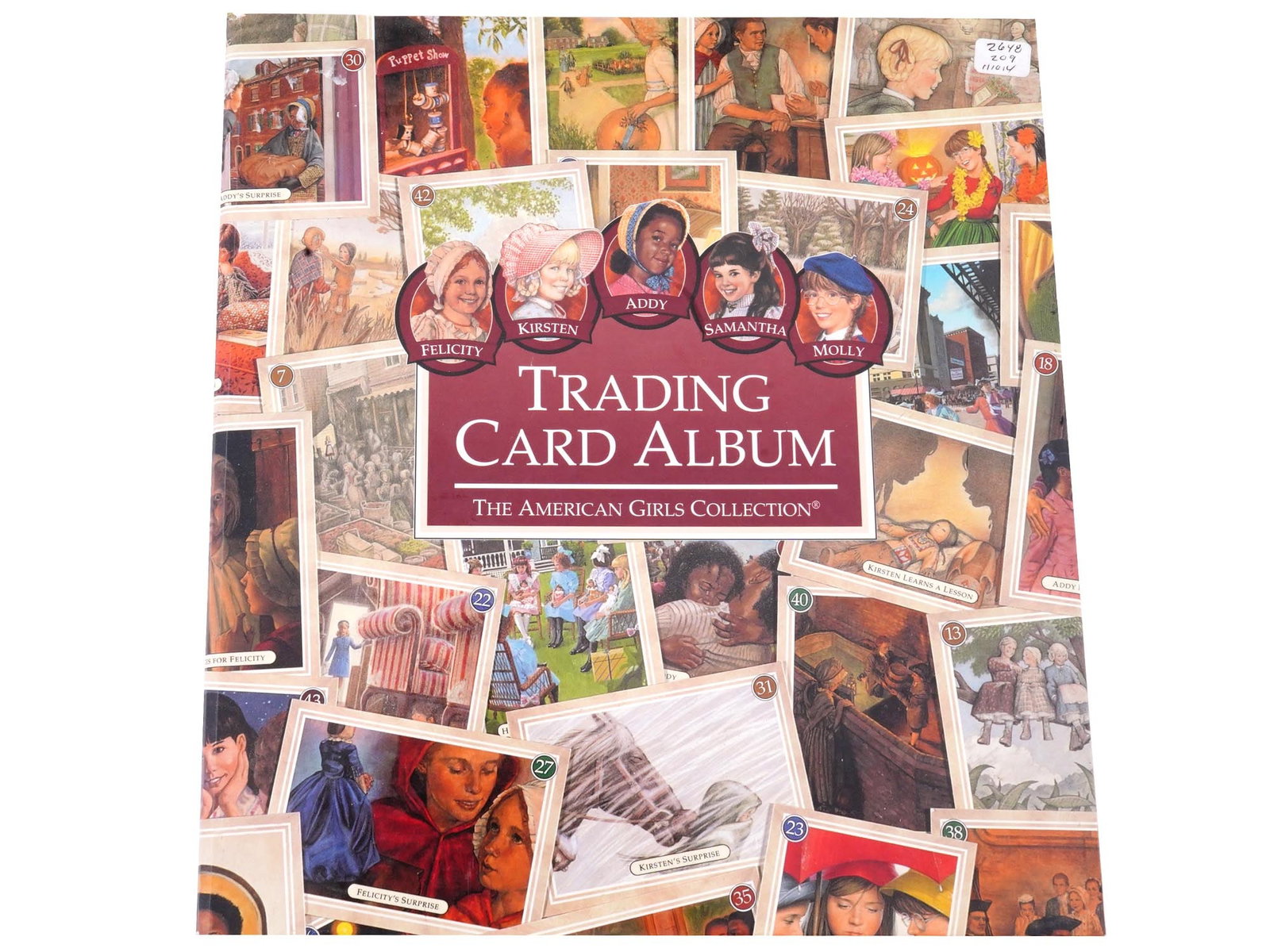 VINTAGE TRADING CARD ALBUM AMERICAN GIRLS COLLECTION: A vintage Trading Card Album from the American Girls Collection. This album serves as a delightful treasure trove, housing a collection of cards that bring to life the iconic characters and stories th
