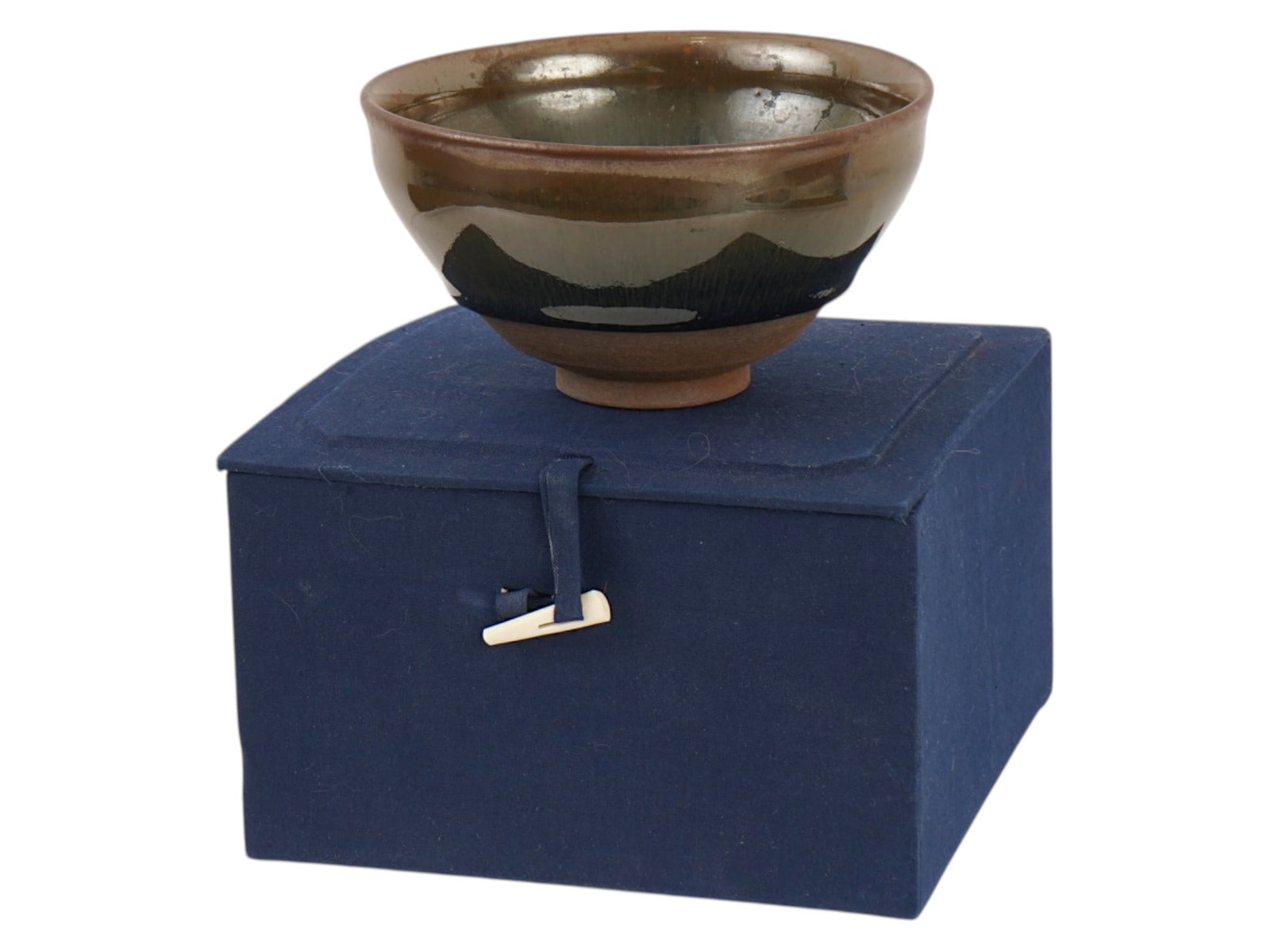 TRADITIONAL CHINESE HARES FUR CERAMIC TEA BOWL (1 of 6)