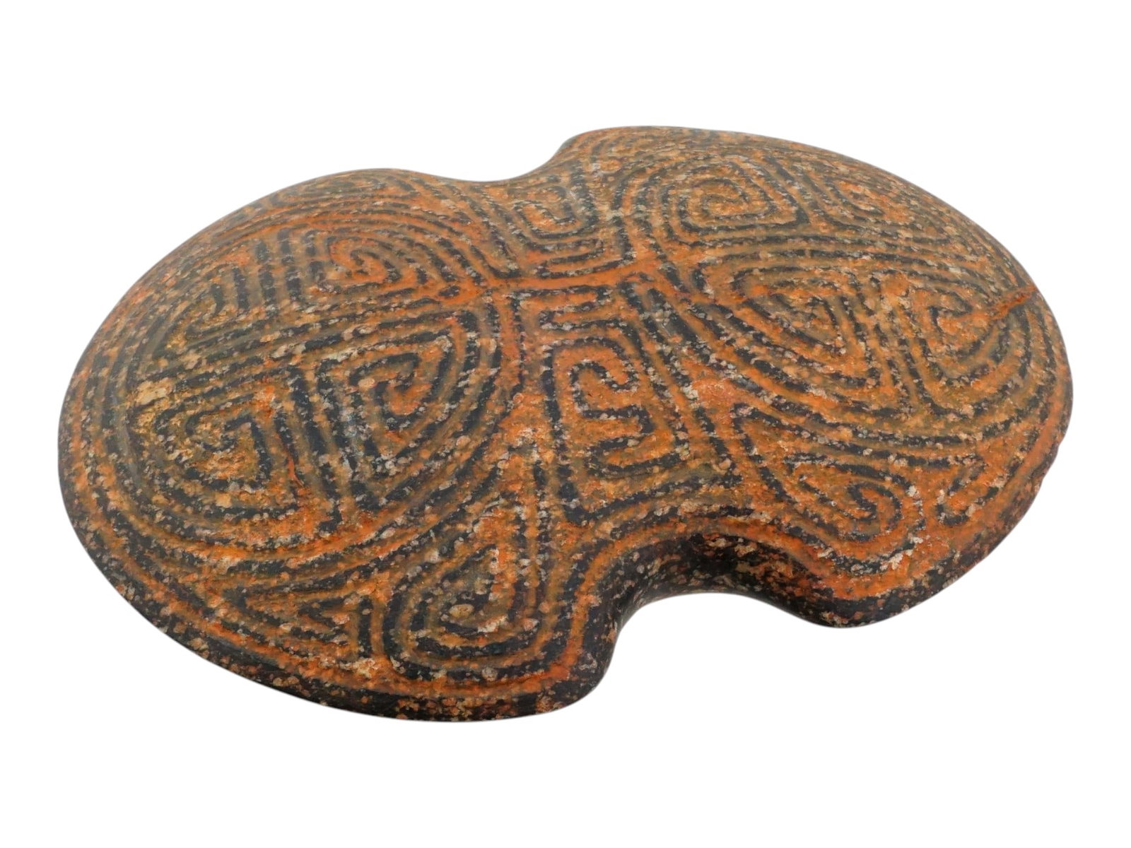 ANCIENT PRE COLUMBIAN TAINO CARVED HARDSTONE ARTIFACT (1 of 7)
