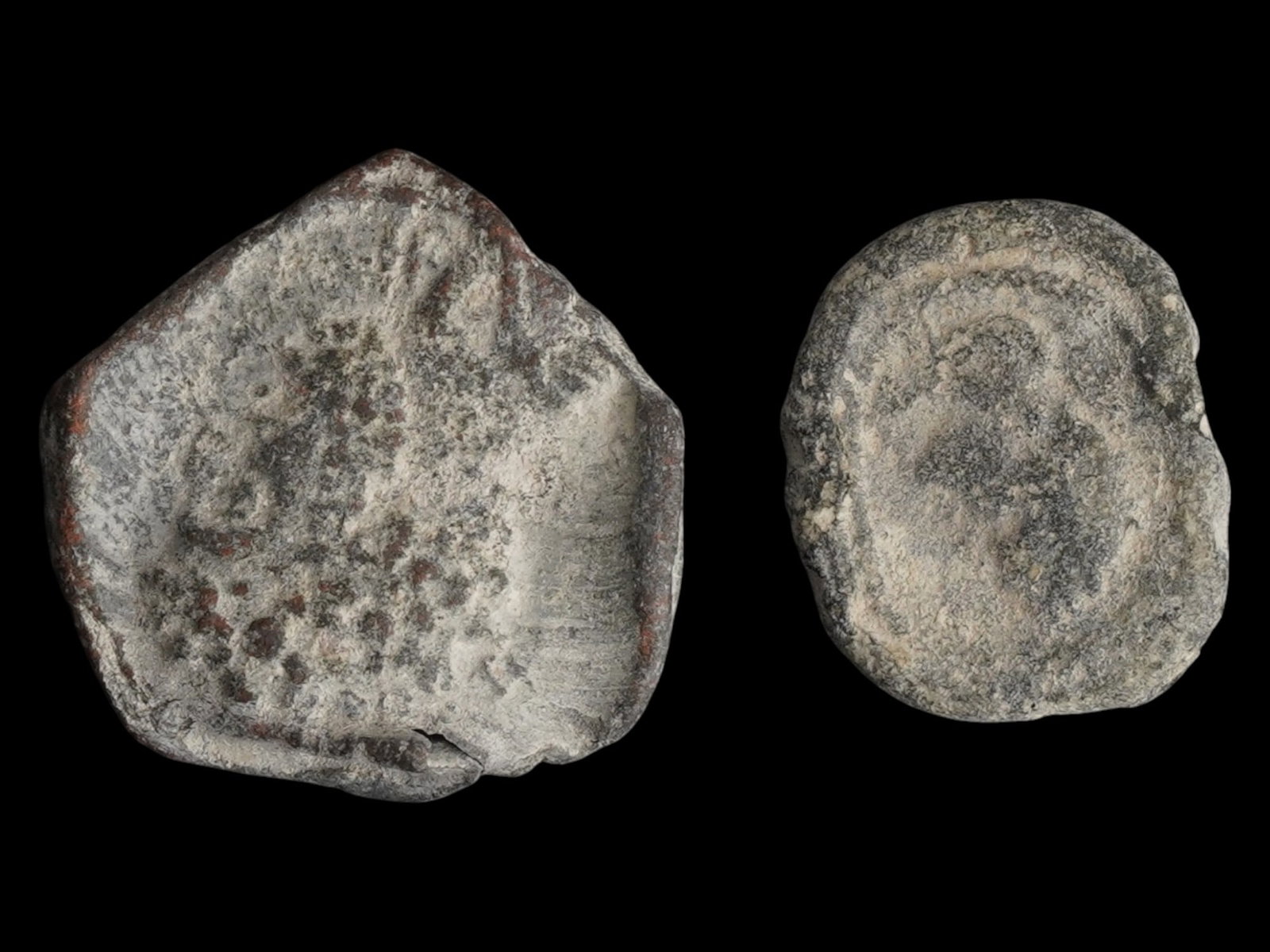 ANCIENT ROMAN LEAD SEALS CIRCA 100 TO 300 AD (1 of 4)
